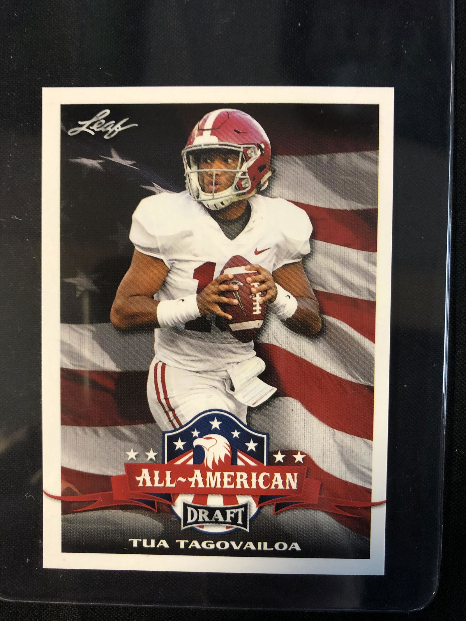 2020 - TUA TAGOVAILOA LEAF DRAFT ROOKIE CARD ALL (1 of 2)