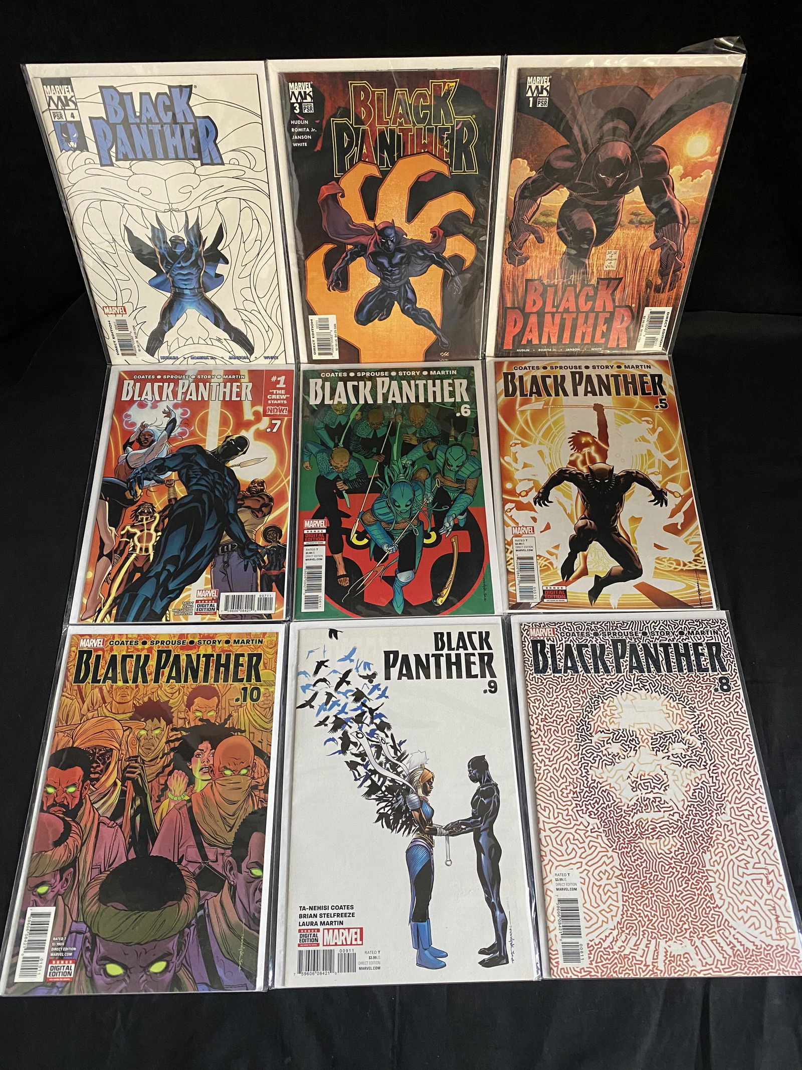 BLACK PANTHER COMIC BOOK LOT (MARVEL COMICS) (1 of 1)