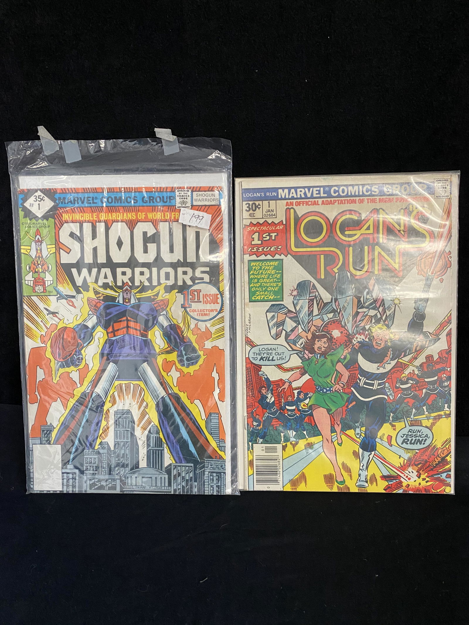 SHOGUN WARRIORS #1/ LOGAN'S RUN #1 COMIC BOOK LOT (1 of 1)