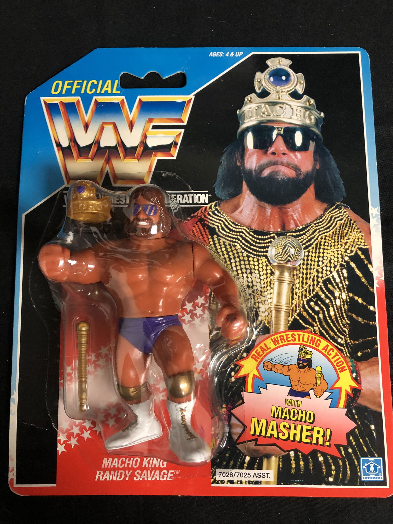 OFFICIAL WWF HASBRO MOC RANDY "MACHO MAN" SAVAGE (1 of 2)