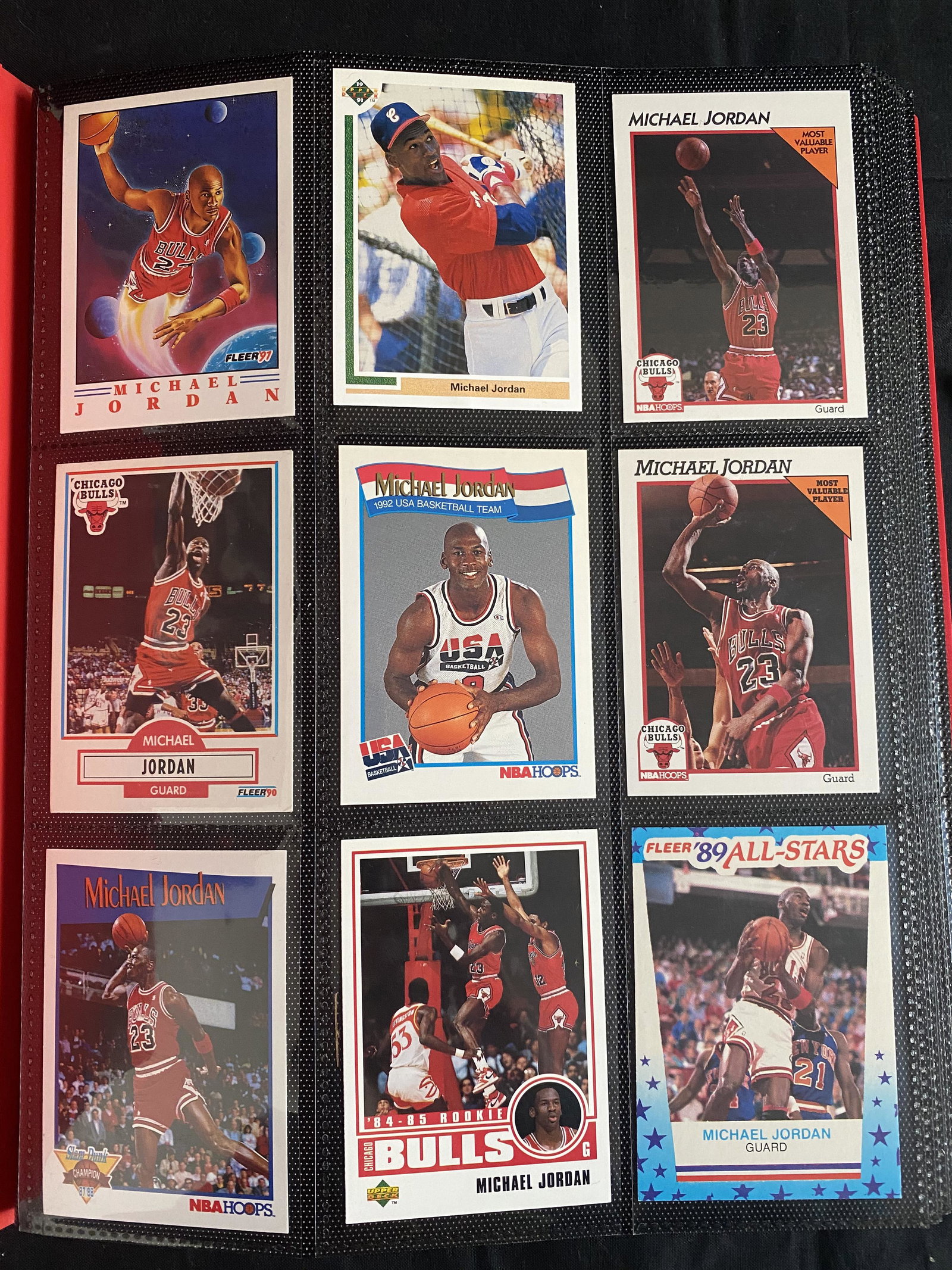 MICHAEL JORDAN BASKETBALL CARD LOT: MICHAEL JORDAN BASKETBALL CARD LOT