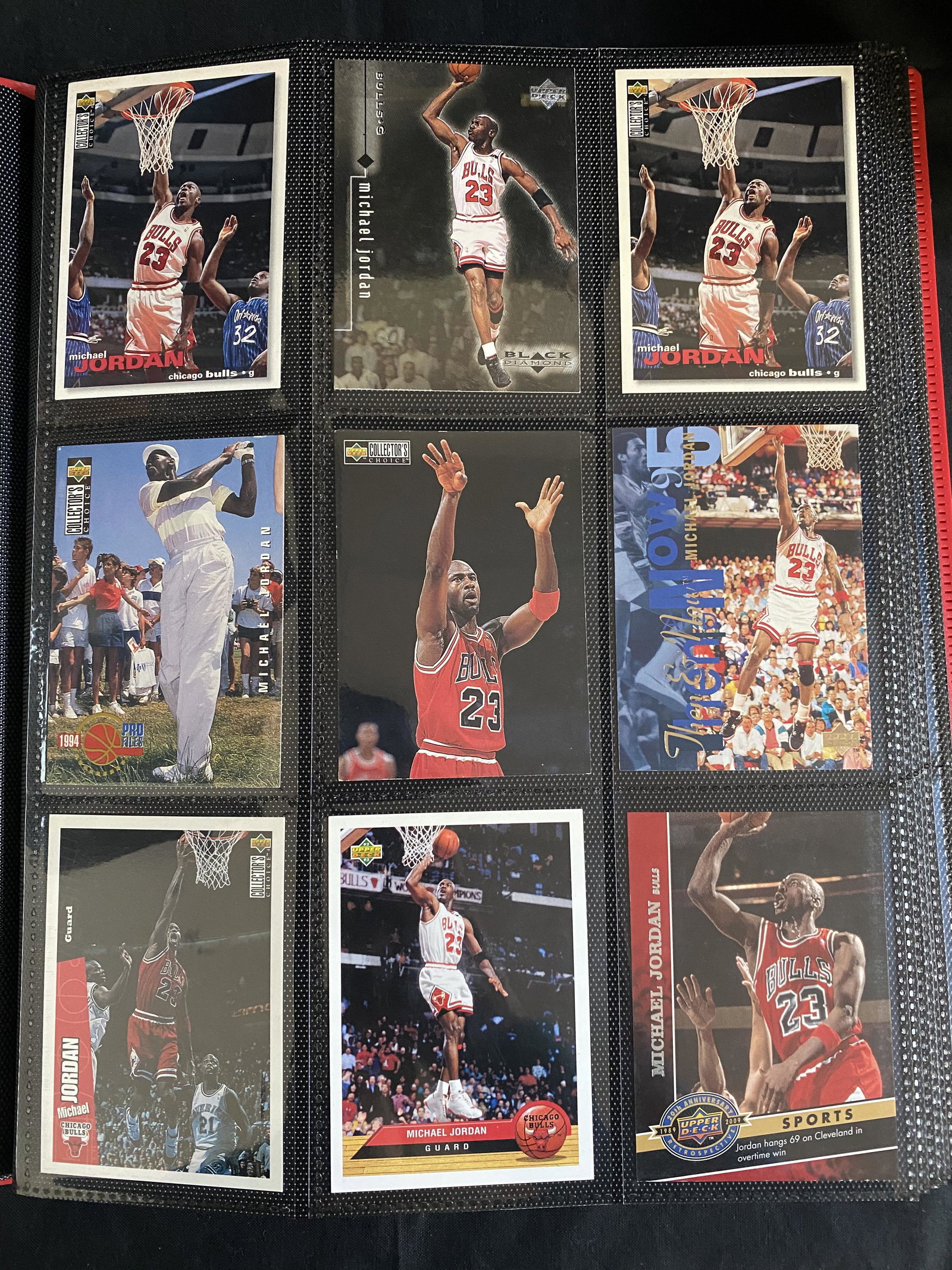 MICHAEL JORDAN BASKETBALL CARD LOT: MICHAEL JORDAN BASKETBALL CARD LOT
