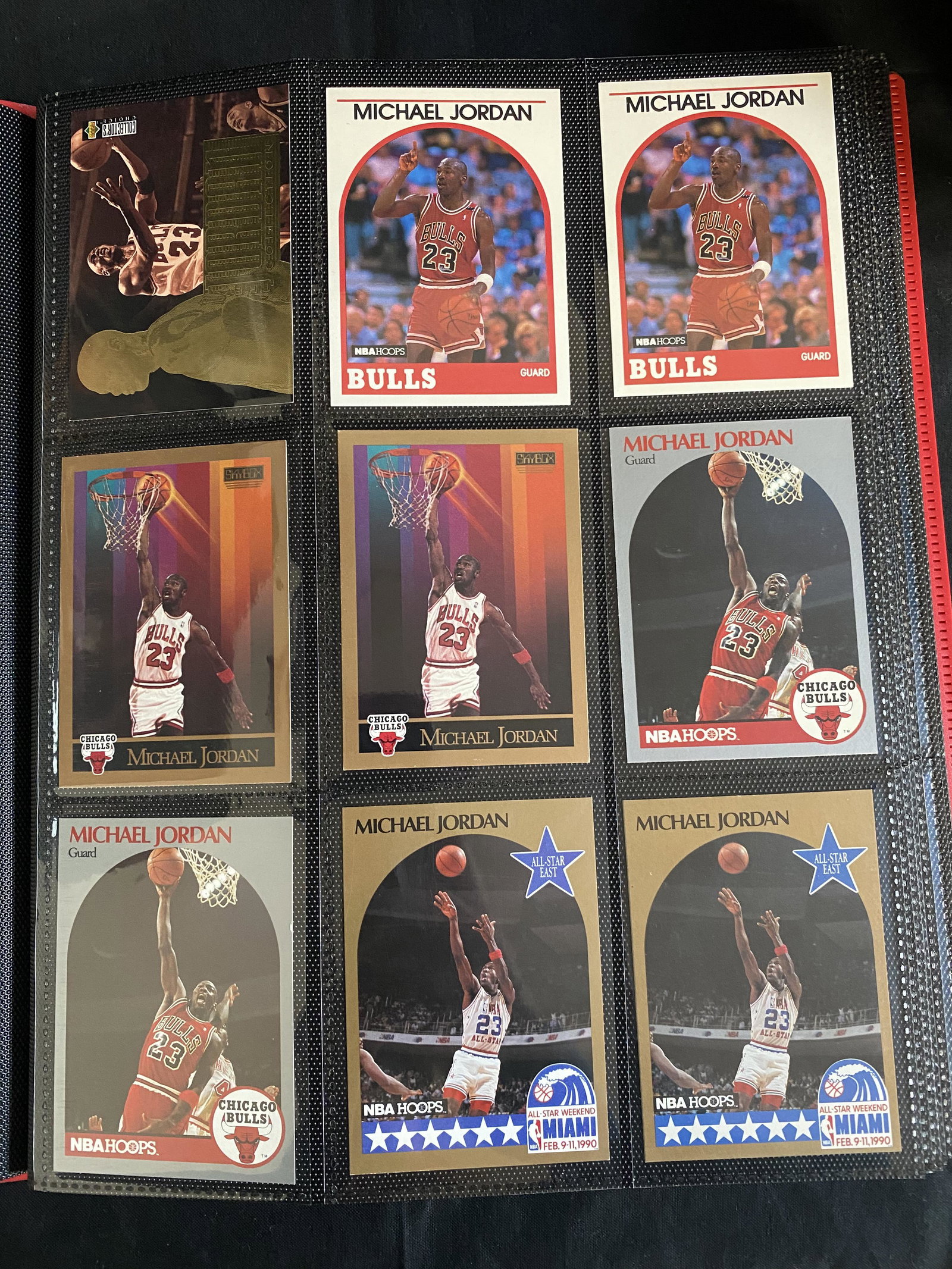 MICHAEL JORDAN BASKETBALL CARD LOT: MICHAEL JORDAN BASKETBALL CARD LOT