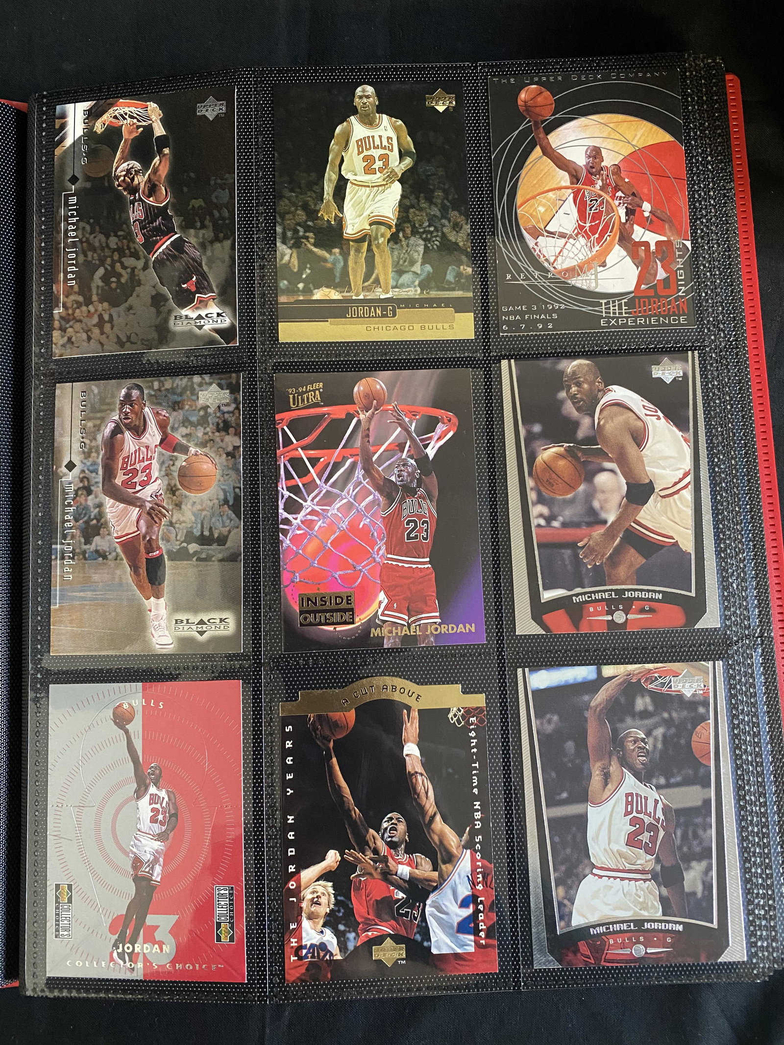 MICHAEL JORDAN BASKETBALL CARD LOT: MICHAEL JORDAN BASKETBALL CARD LOT