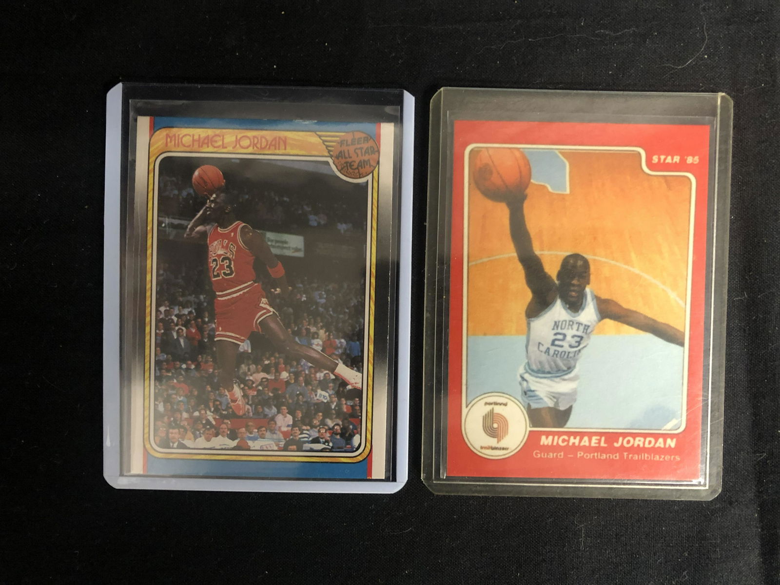 MICHAEL JORDAN BASKETBALL CARD LOT (1 of 2)