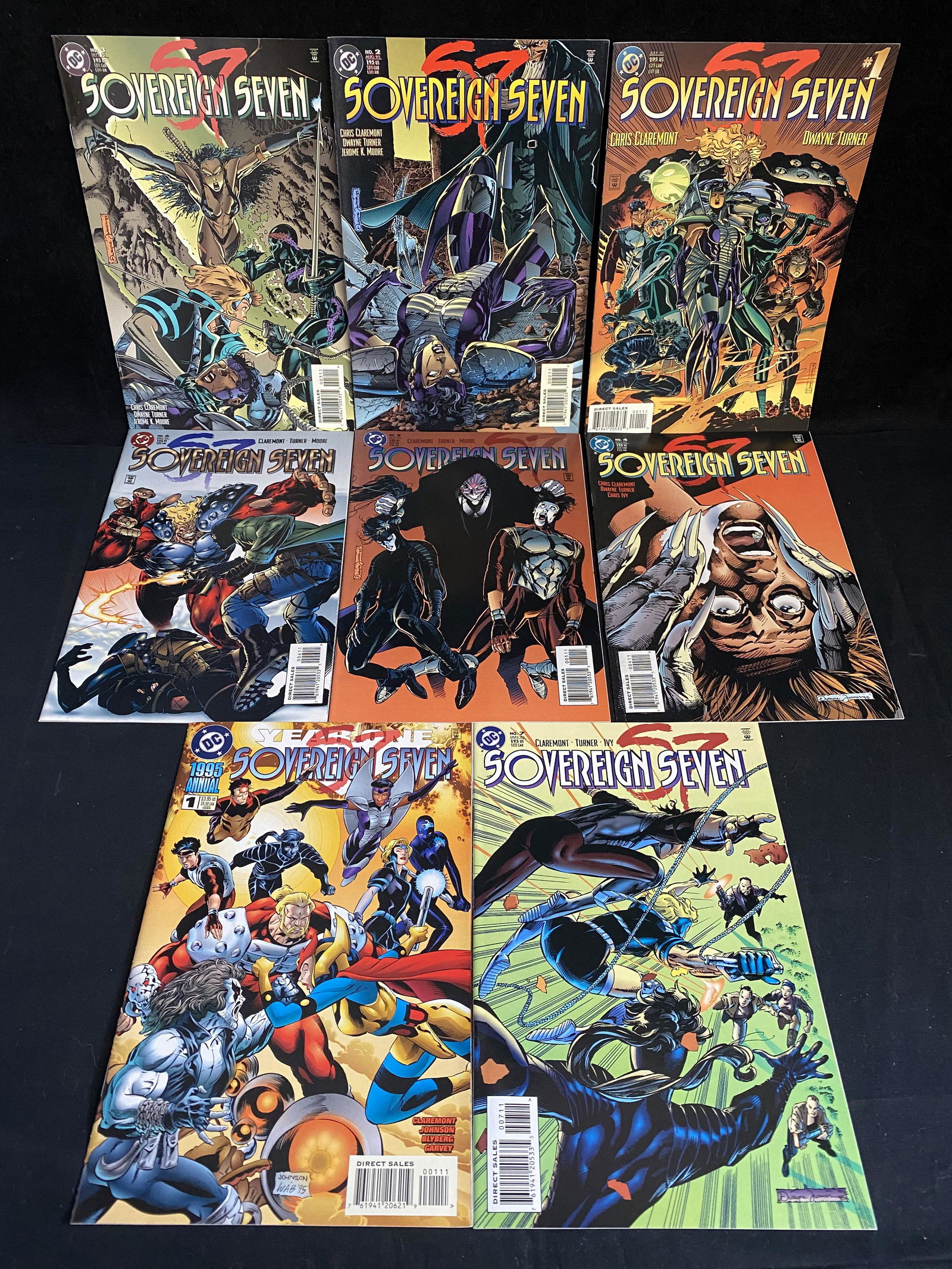 SOVEREIGN SEVEN COMIC BOOK LOT (DC COMICS) (1 of 1)