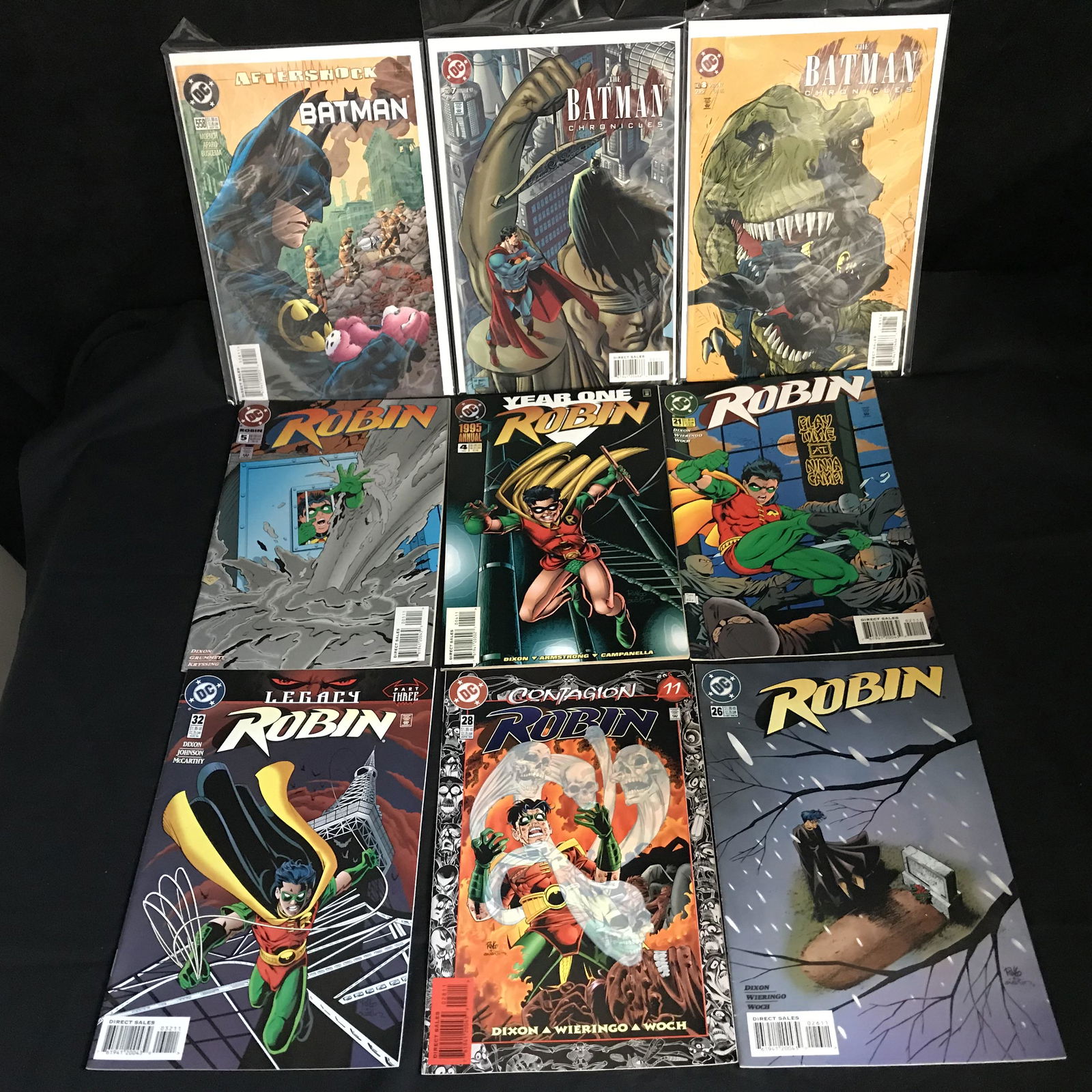 ASSORTED BATMAN/ ROBIN COMIC BOOK LOT (DC COMICS) (1 of 1)