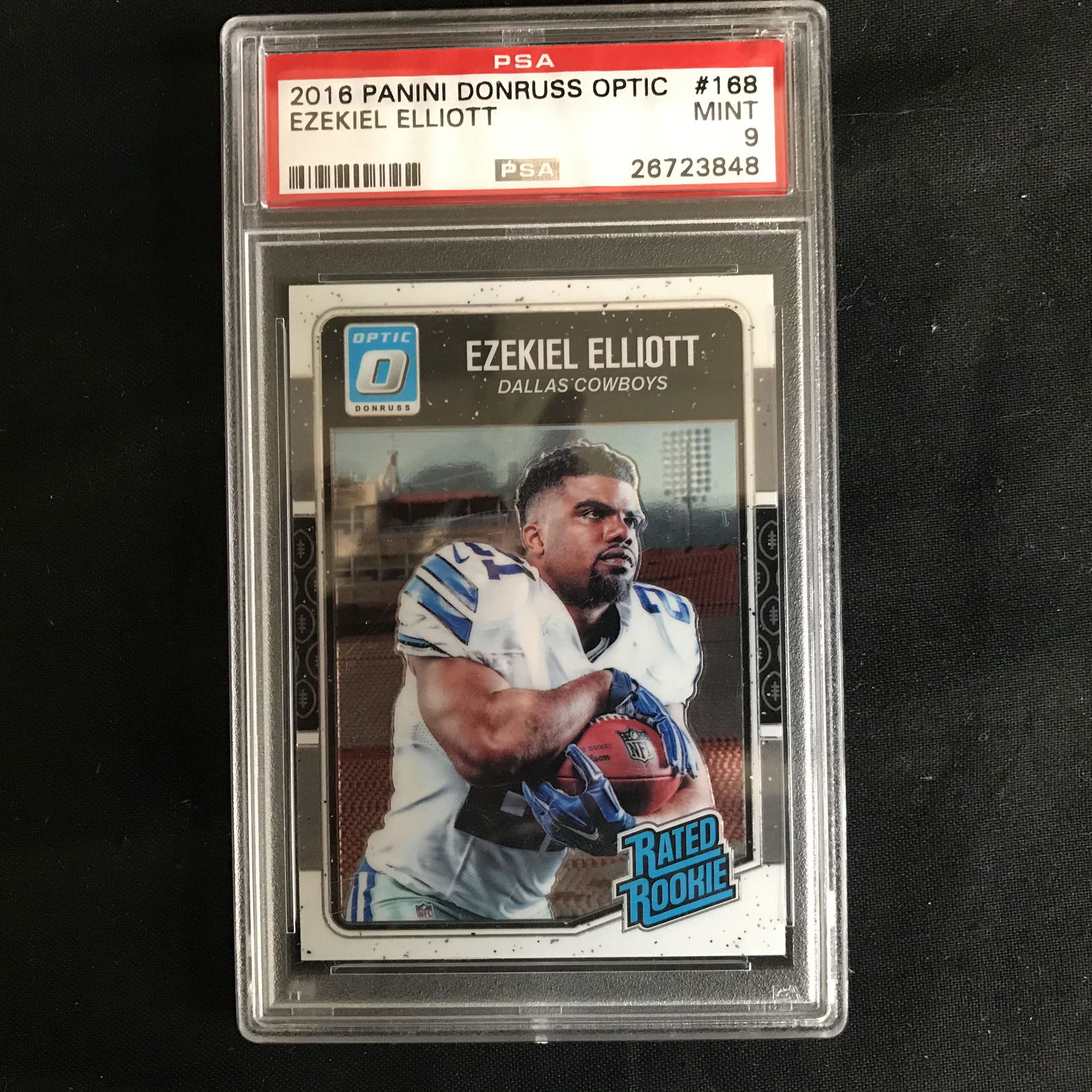 2016 PANINI DONRUSS OPTIC #168 EZEKIEL ELLIOTT (PSA (1 of 1)