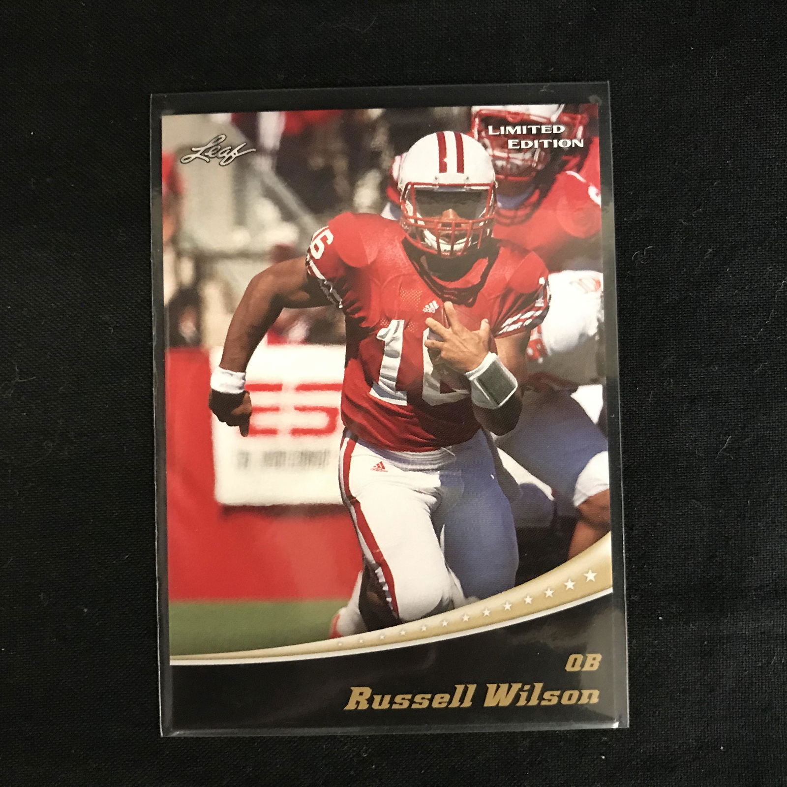 RUSSELL WILSON ROOKIE CARD 2012 Leaf LIMITED EDITION (1 of 1)