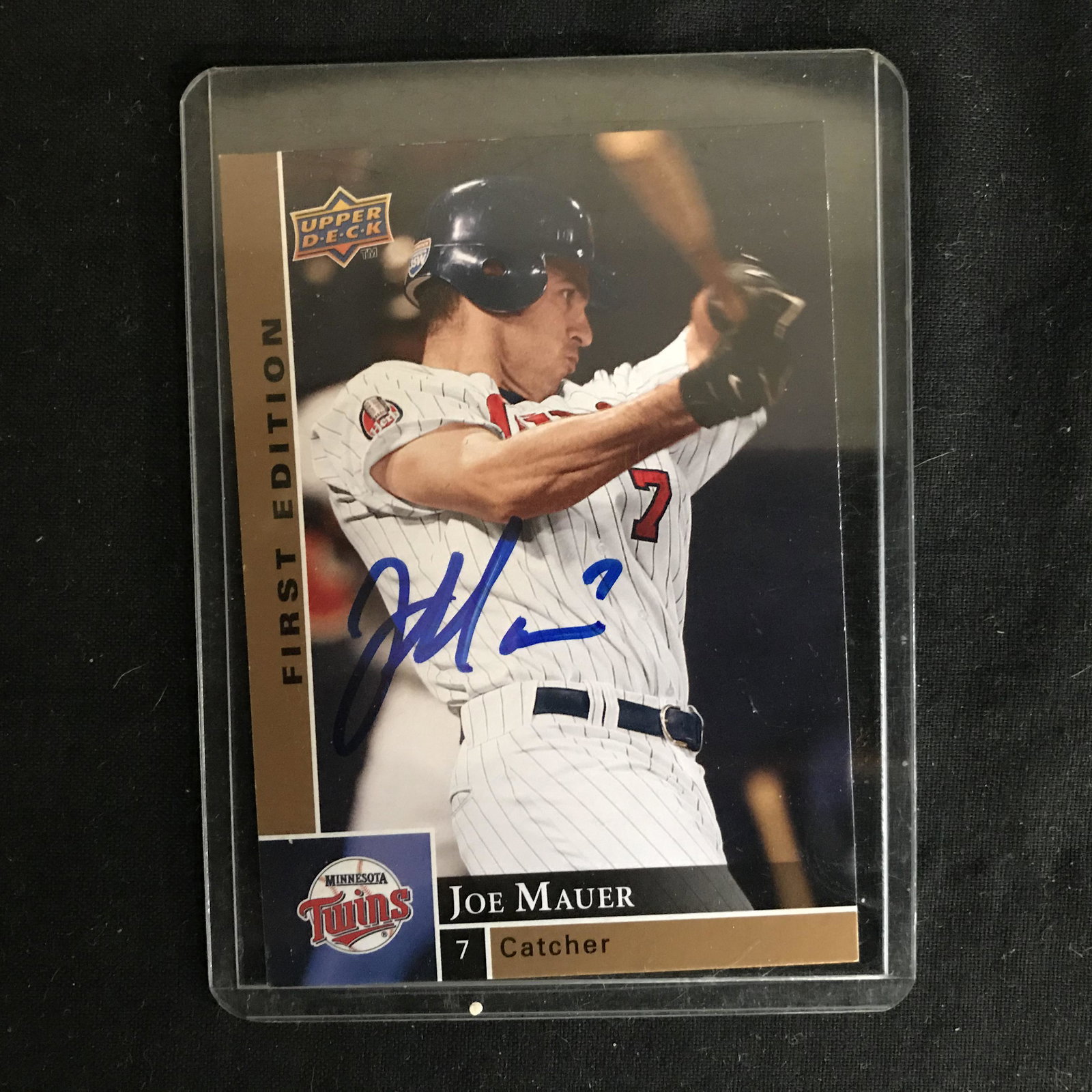 JOE MAUER SIGNED UPPER DECK BASEBALL CARD (1 of 1)