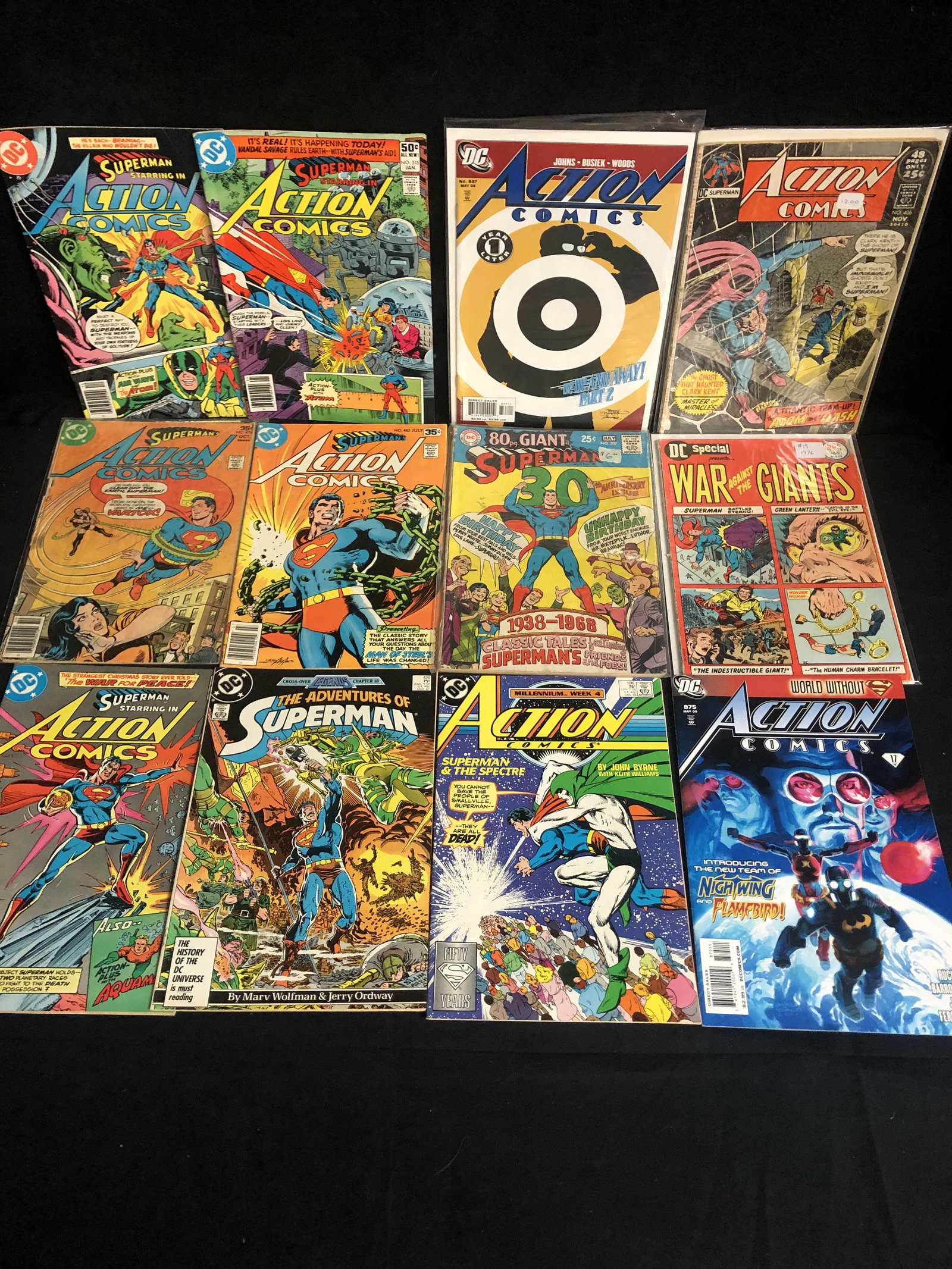 ACTION COMICS COMIC BOOK LOT (DC COMICS) (1 of 1)