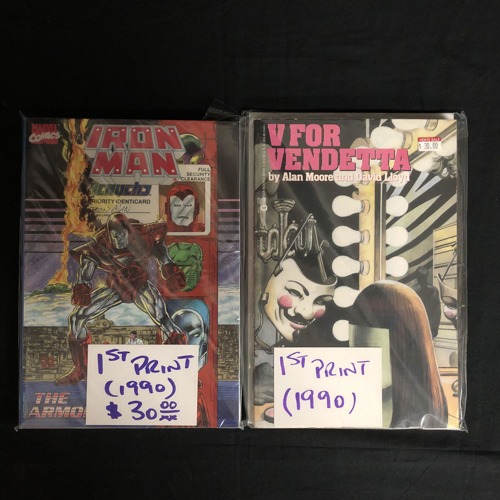 COMIC BOOK LOT (IRON MAN & V FOR VENDETTA) (1 of 1)