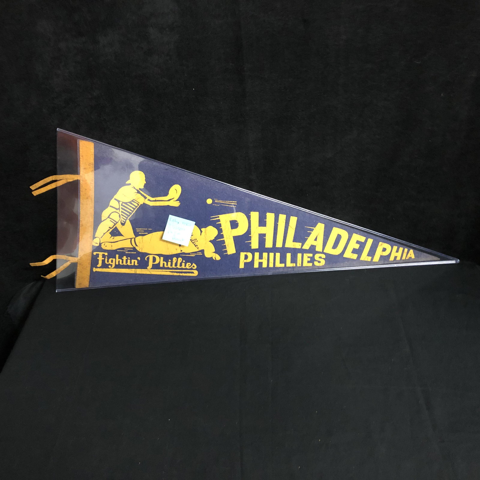 VINTAGE 1950'S PHILADELPHIA PHILLIES PENNANT: VINTAGE 1950'S PHILADELPHIA PHILLIES PENNANT