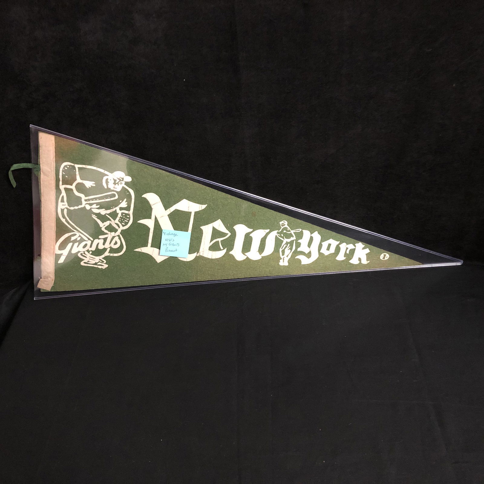 VINTAGE 1950'S NY GIANTS PENNANT (1 of 2)
