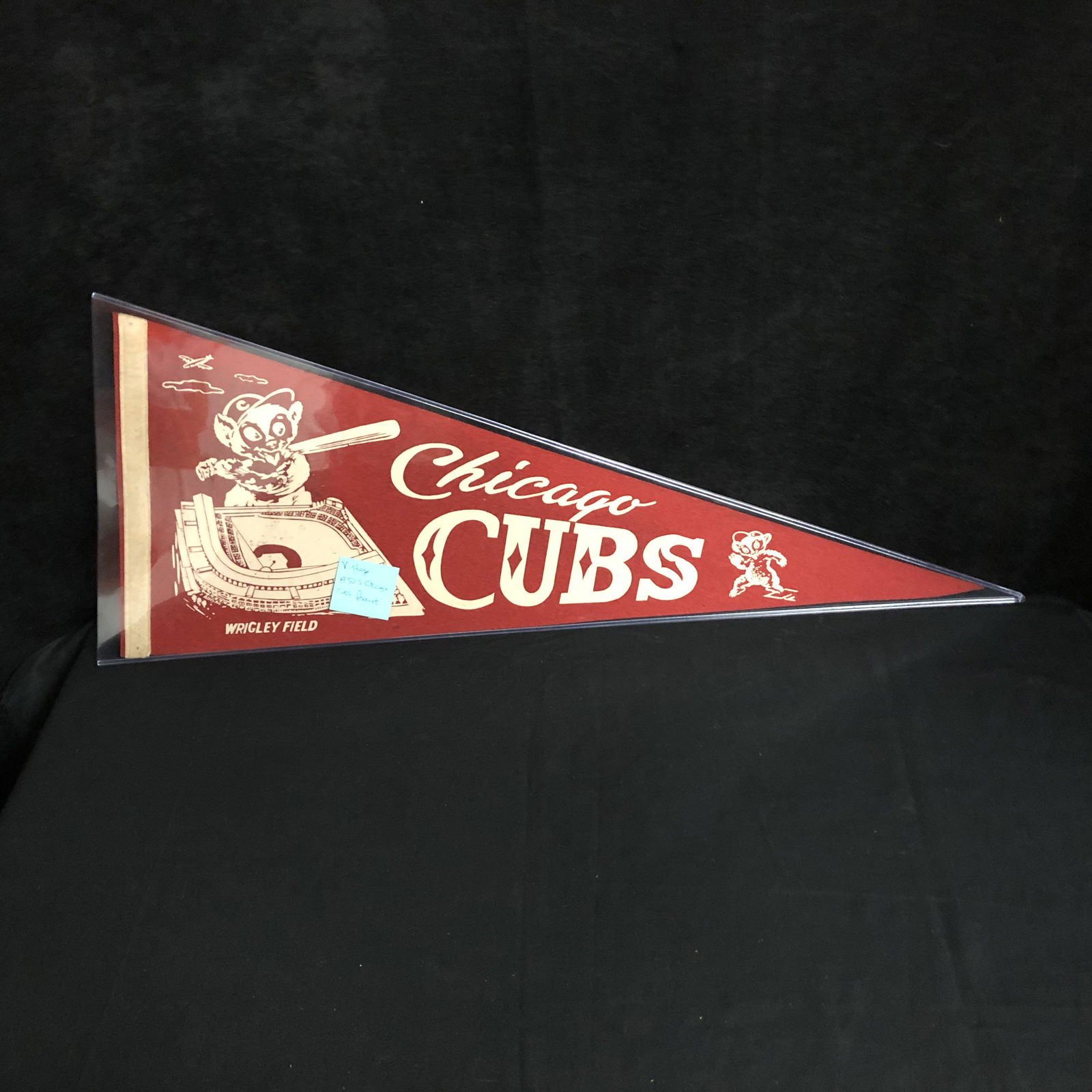 VINTAGE 1950'S CHICAGO CUBS PENNANT (1 of 2)