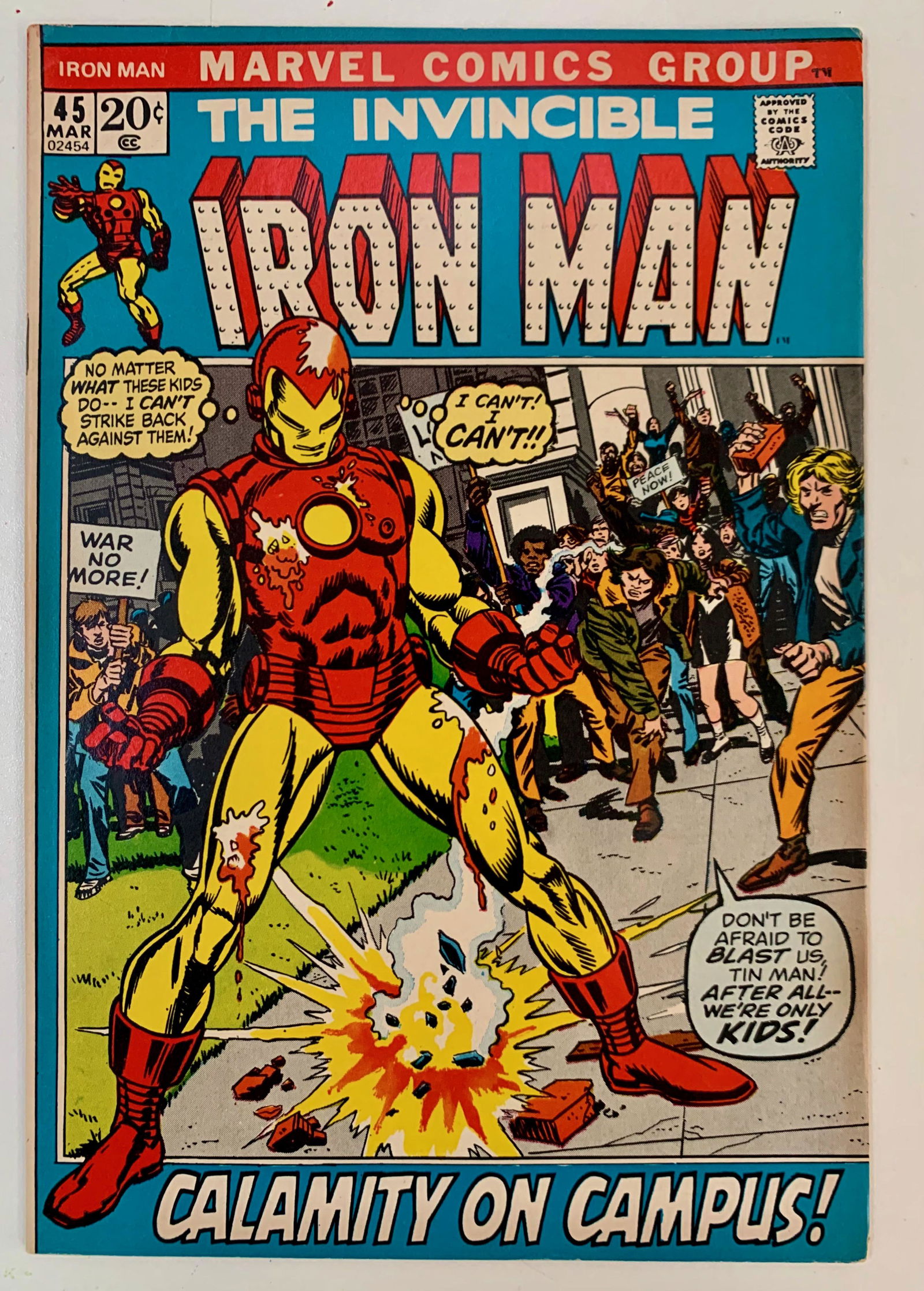 The Invincible IRON MAN #45 (MARVEL COMICS) (1 of 1)