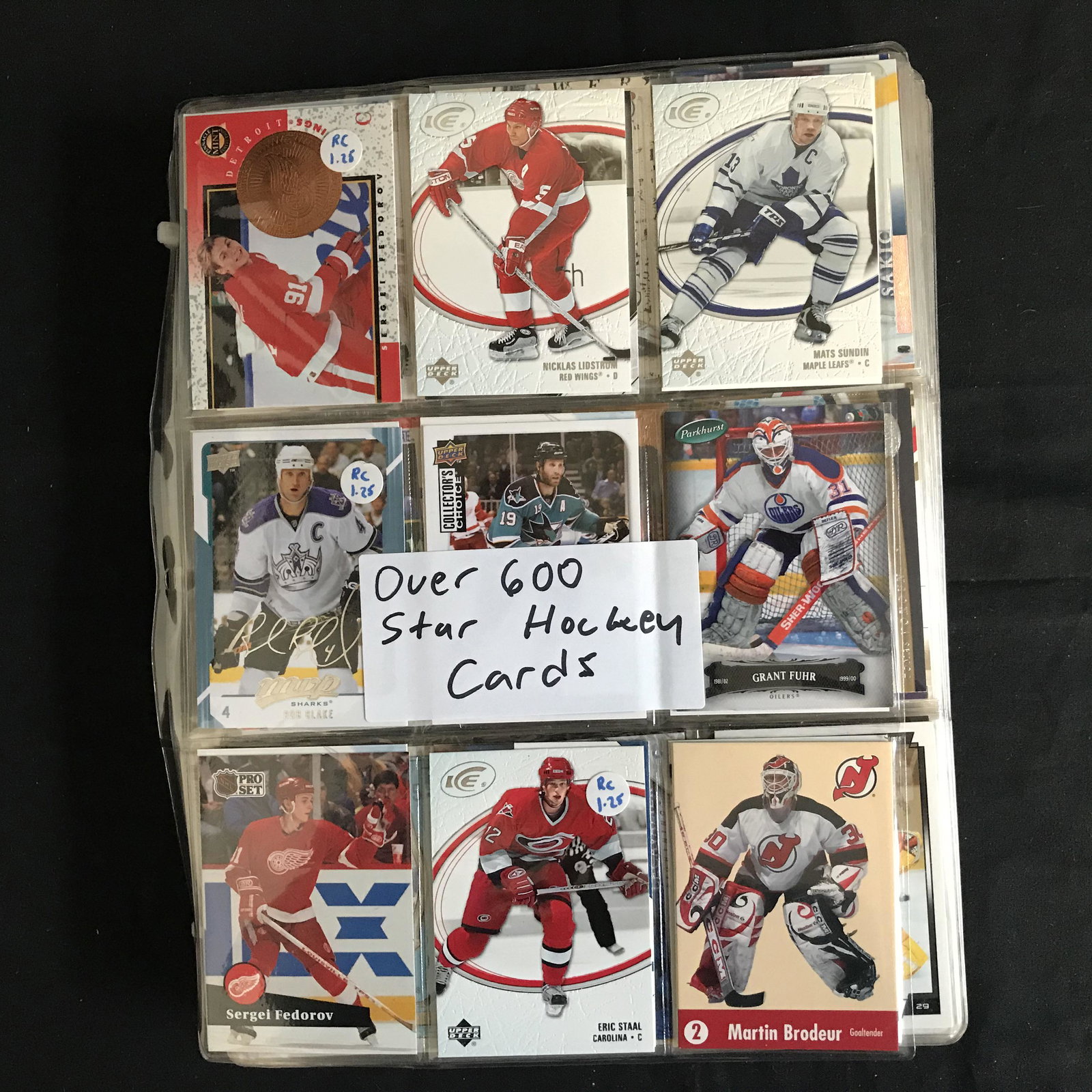 600+ HOCKEY STARS CARD LOT: 600+ HOCKEY STARS CARD LOT
