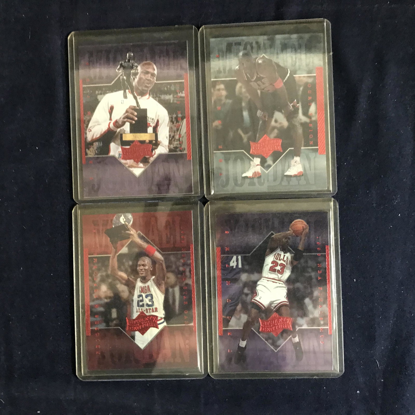 MICHAEL JORDAN BASKETBALL CARD LOT: MICHAEL JORDAN BASKETBALL CARD LOT