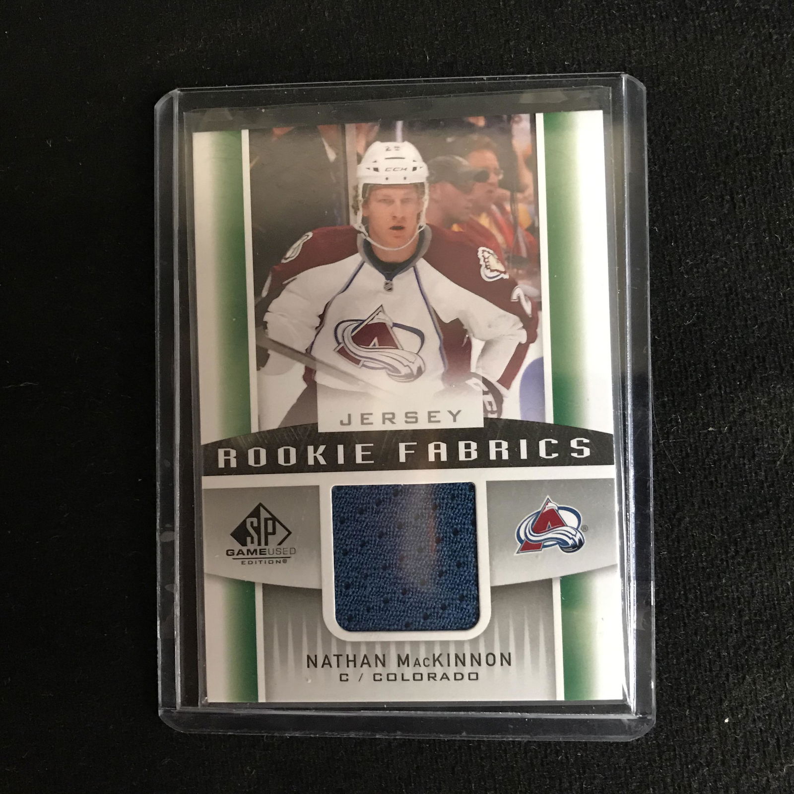 2013-14 UD SP GAME USED AUTHENTIC ROOKIE RC FABRICS (1 of 1)