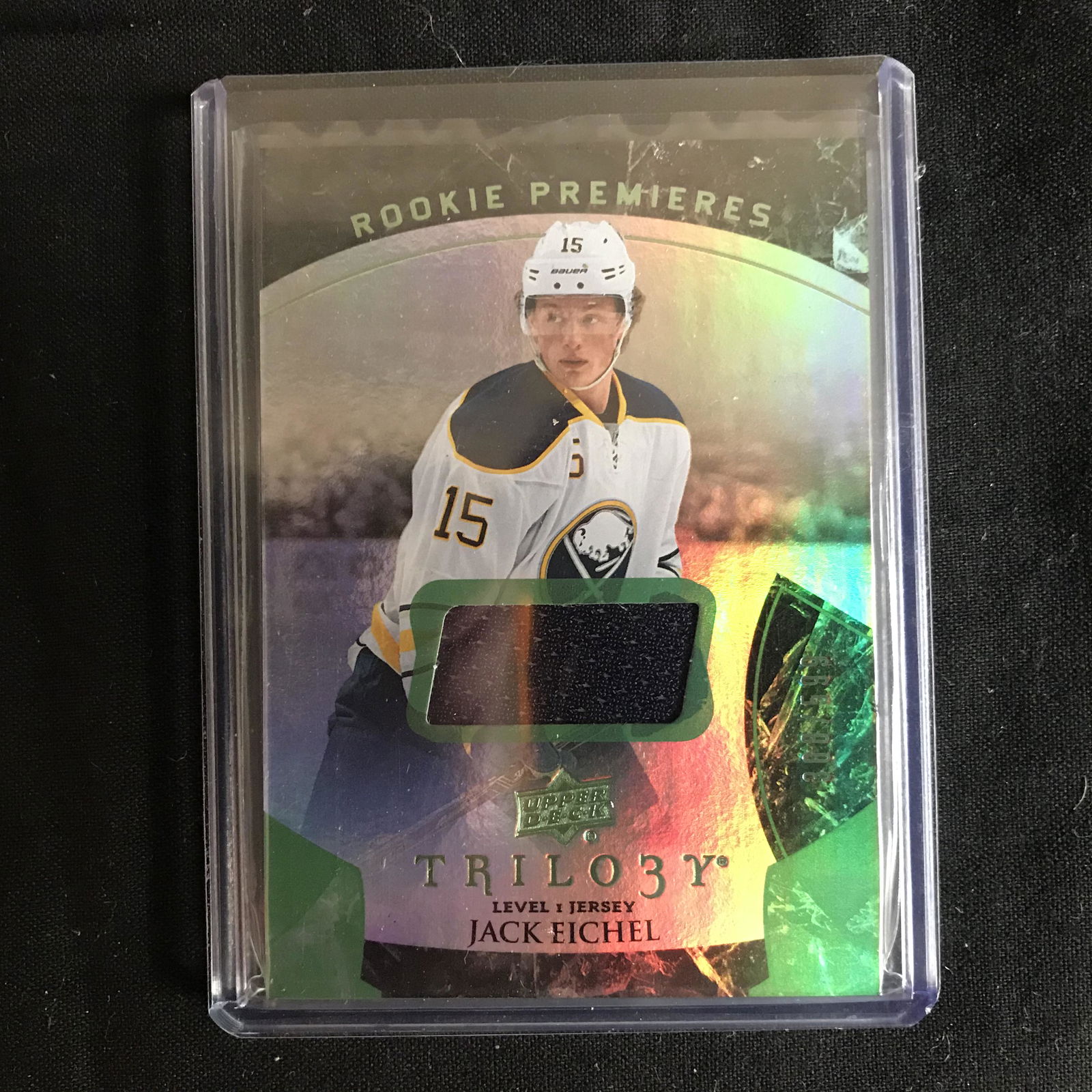 2015-16 Upper Deck Trilogy Jack Eichel Level 1 Rookie (1 of 1)