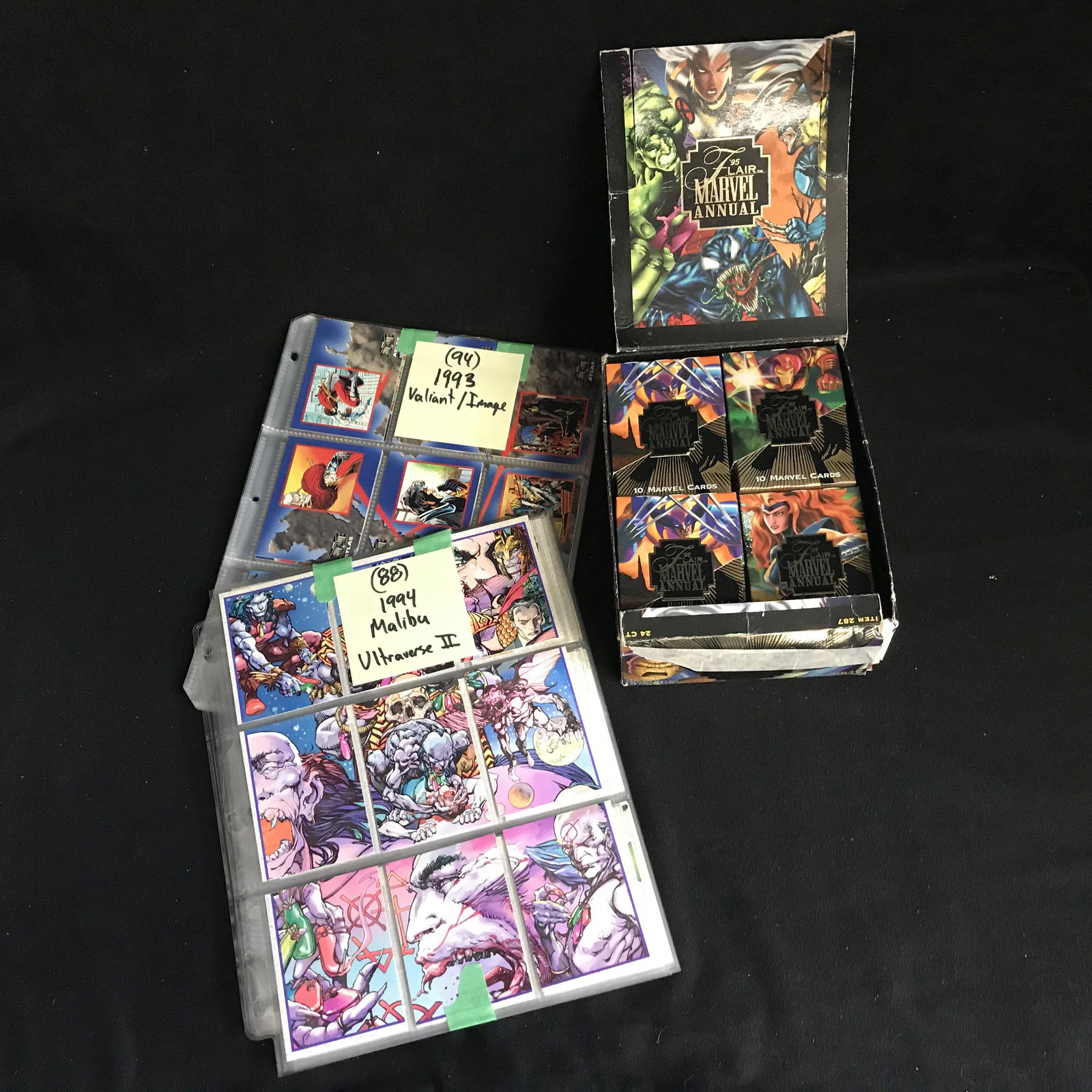 COMIC CARDS LOT (1994 MALIBU ULTRAVERSE II, 1993 (1 of 1)