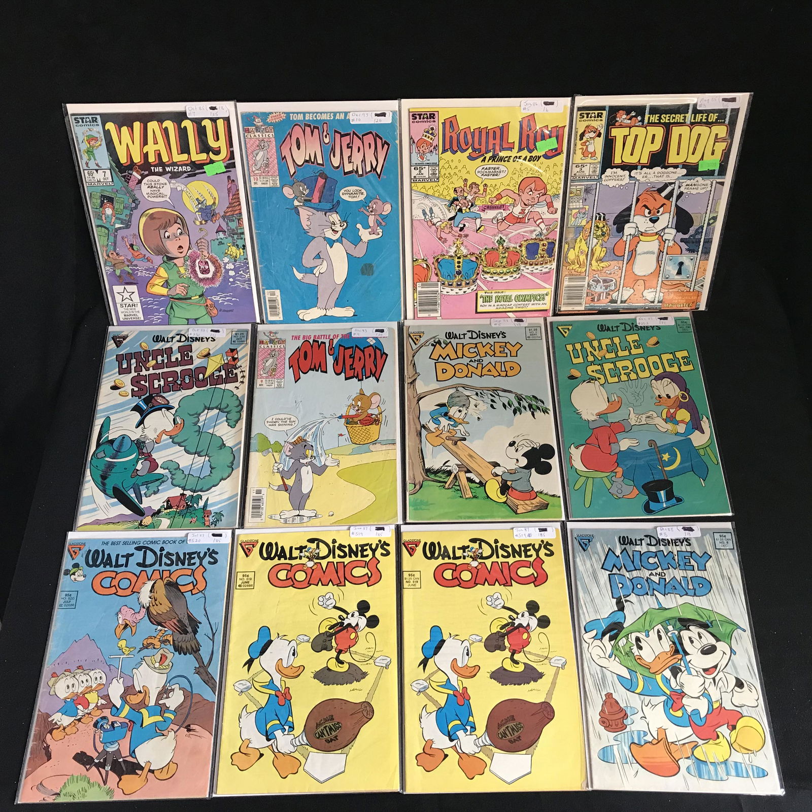 VINTAGE COMIC BOOK LOT (WALT DISNEY, TOM and JERRY...) (1 of 1)