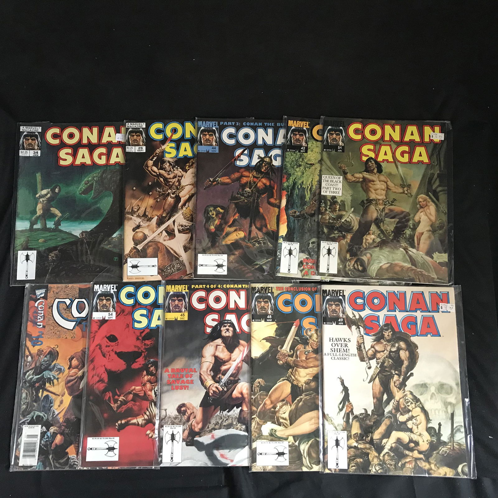 CONAN SAGA COMIC BOOK LOT (MARVEL COMICS) (1 of 1)