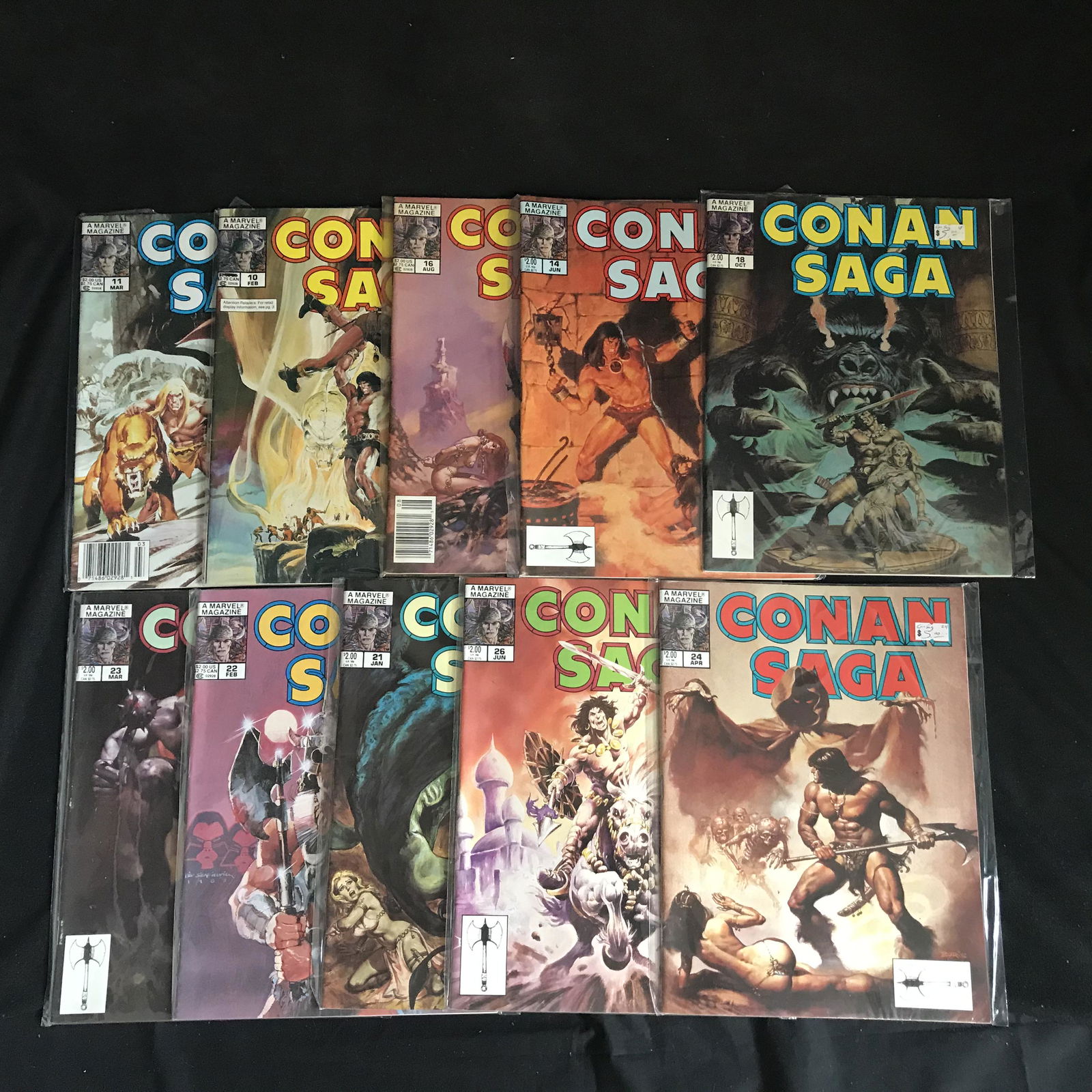 CONAN SAGA COMIC BOOK LOT (MARVEL COMICS) (1 of 1)
