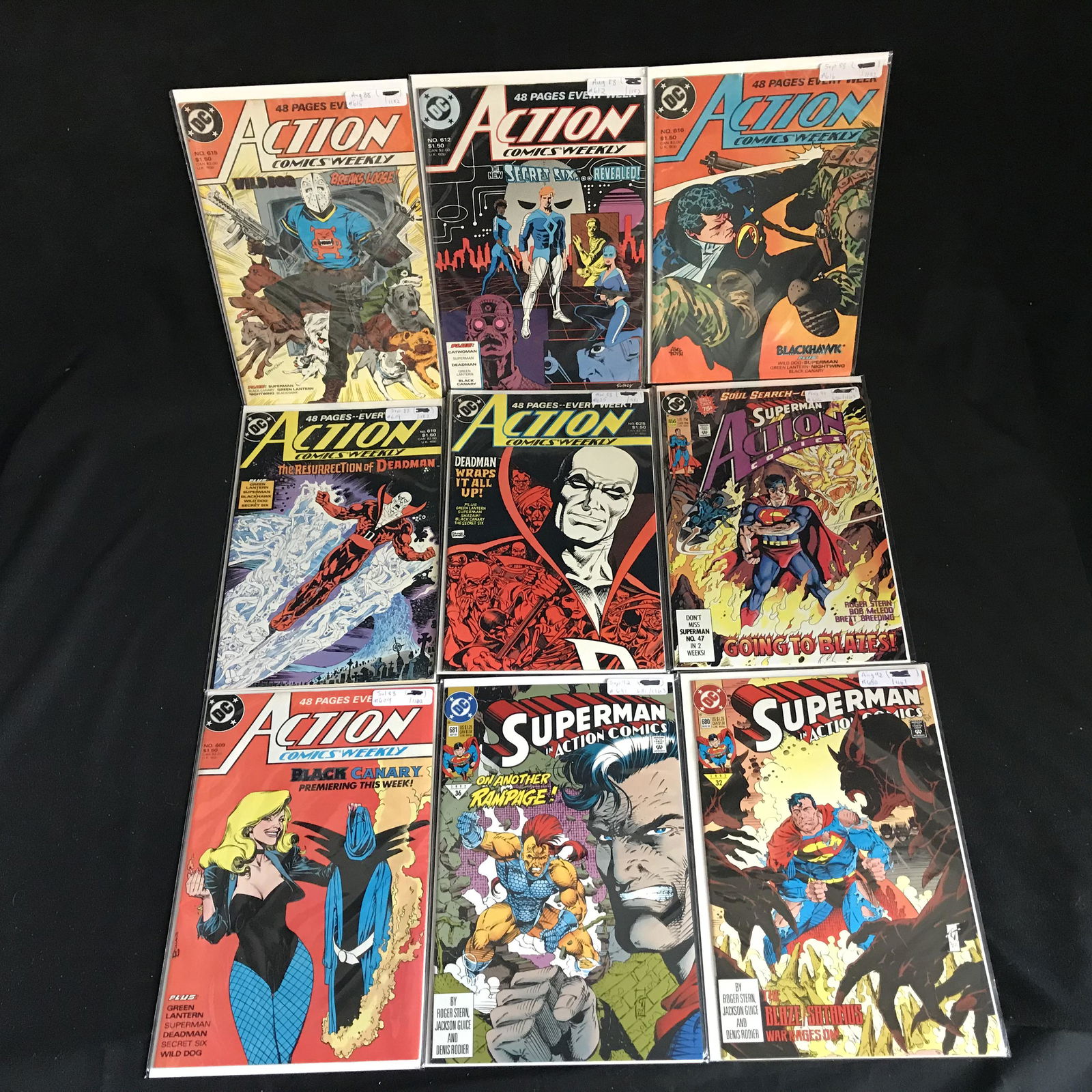 ACTION COMICS BOOK LOT (1 of 1)