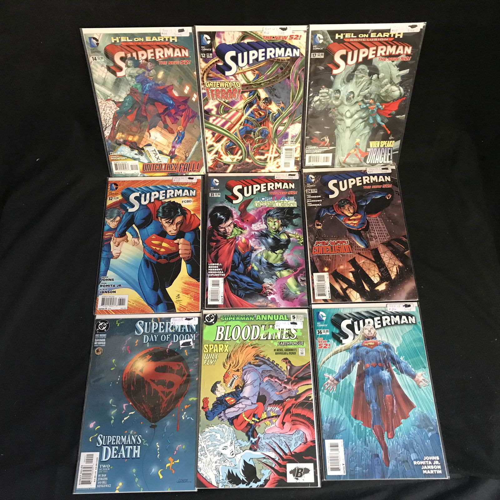 ASSORTED SUPERMAN COMIC BOOK LOT (1 of 1)