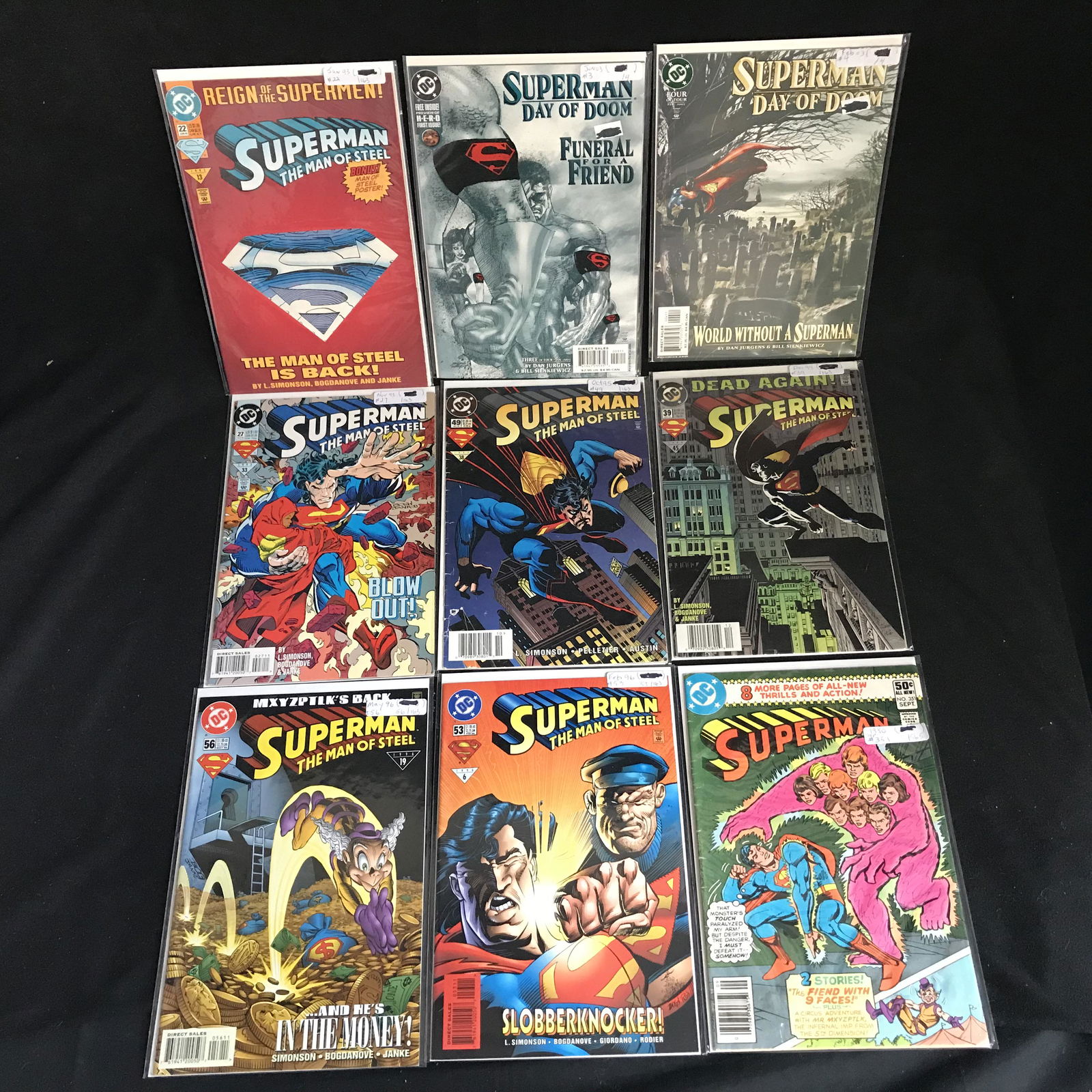 ASSORTED SUPERMAN COMIC BOOK LOT (1 of 1)