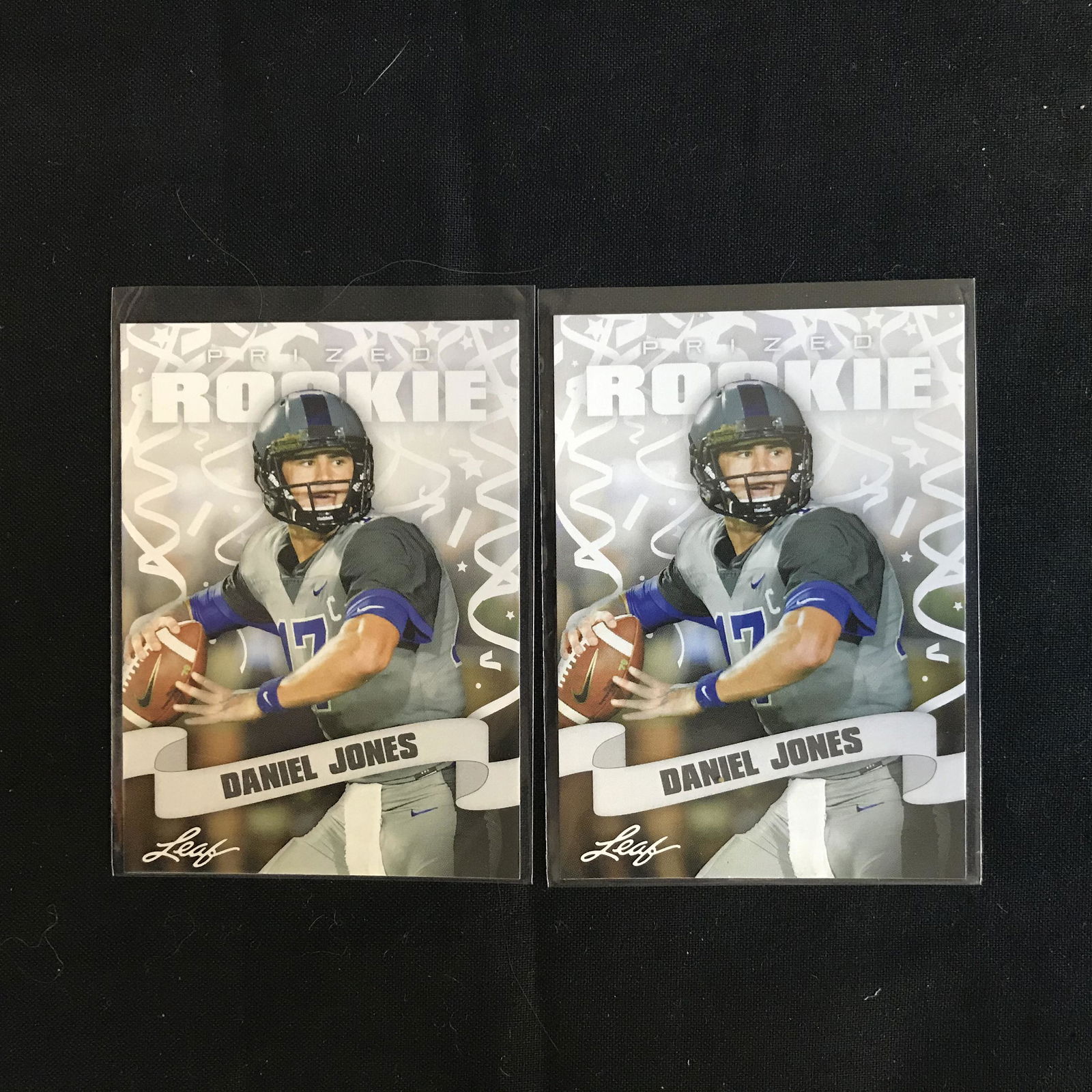 DANIEL JONES 2019 LEAF PRIZED ROOKIE CARD LOT (1 of 1)