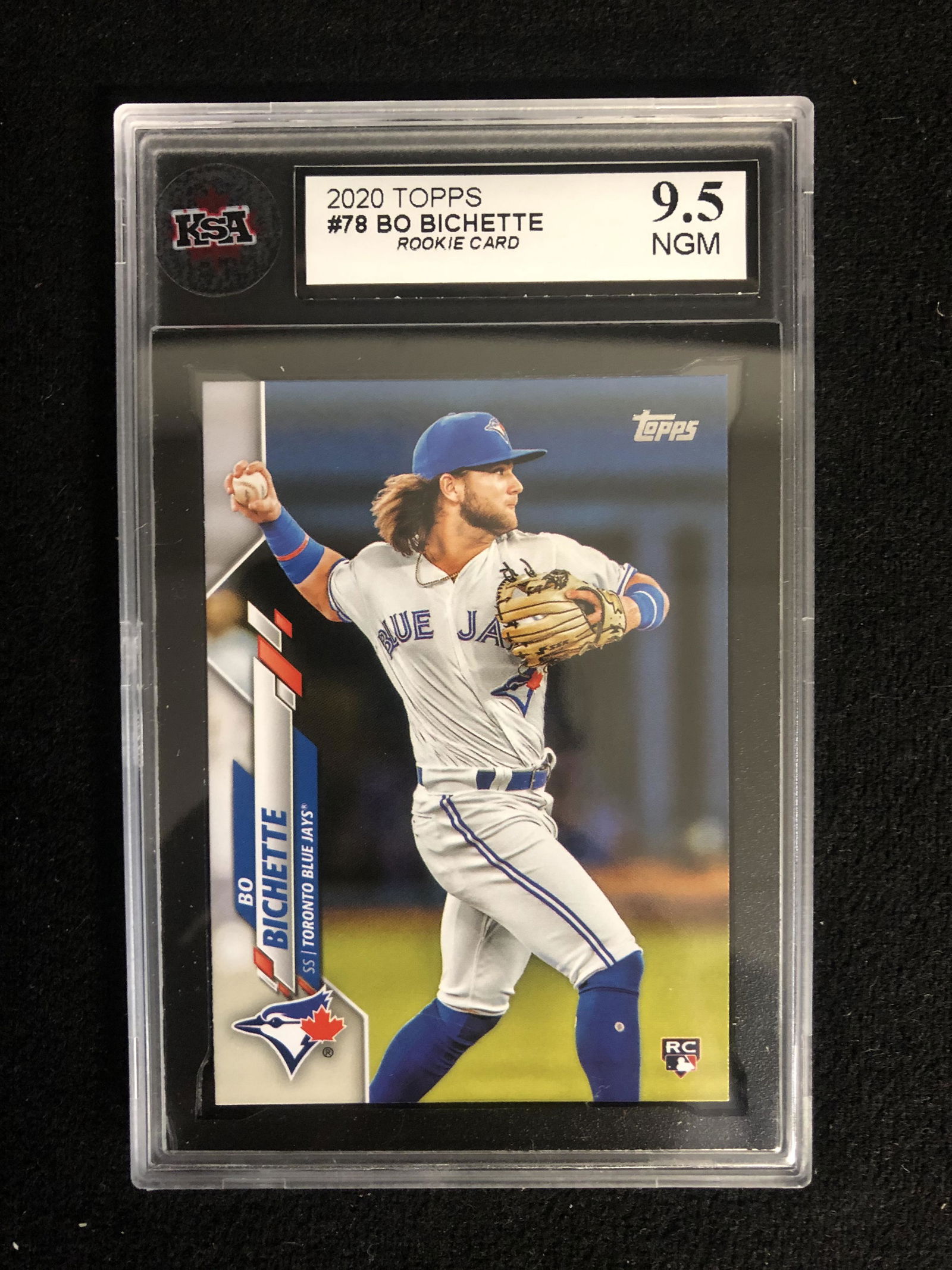 2020 TOPPS #78 BO BICHETTE Rookie Card (9.5 NGM) (1 of 1)