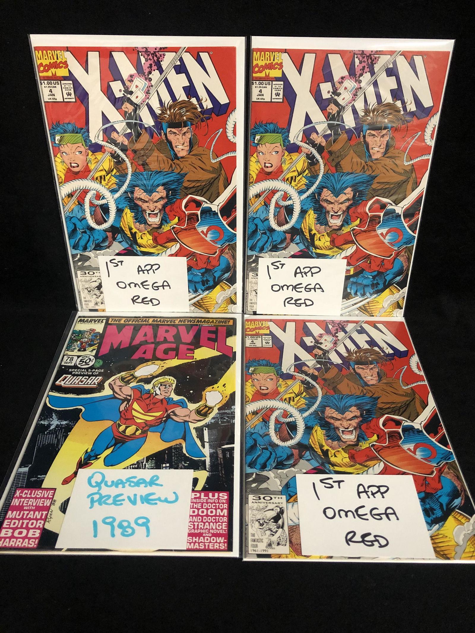 X-MEN COMIC BOOK LOT & MARVEL AGE COMIC (1 of 1)