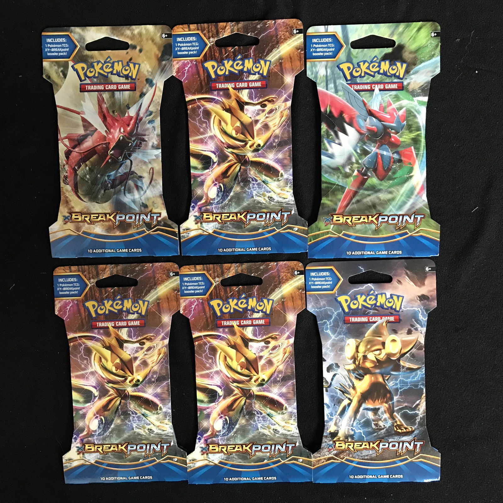 POKEMON BREAK POINT 6 PACK LOT (1 of 1)