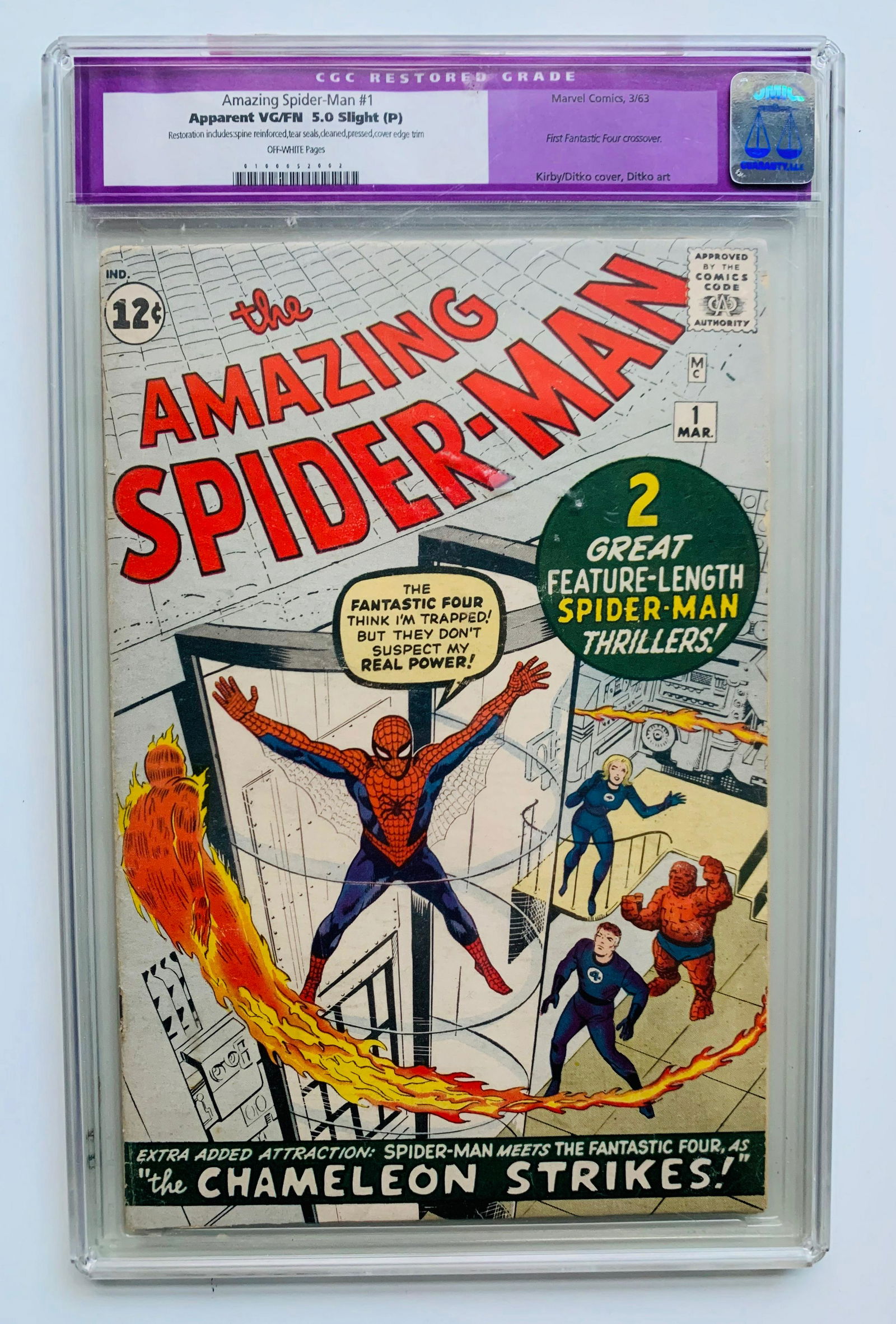 AMAZING SPIDER-MAN #1 Apparent VG/FN 5.0 Slight (P) MAR (1 of 2)