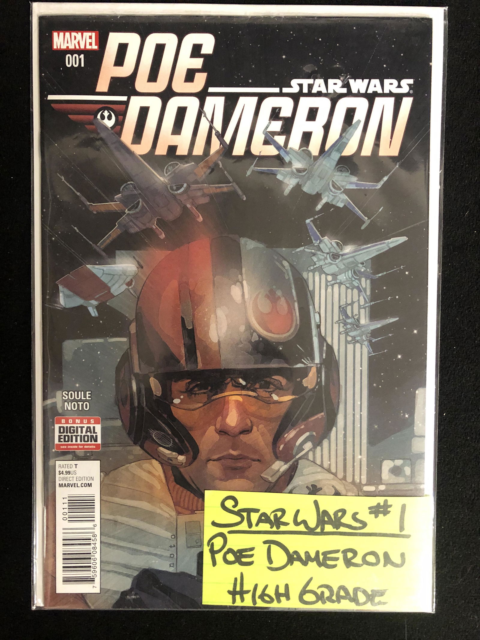 STAR WARS #1 ROE DAMERON (HIGH GRADE) (MARVEL COMICS) (1 of 1)