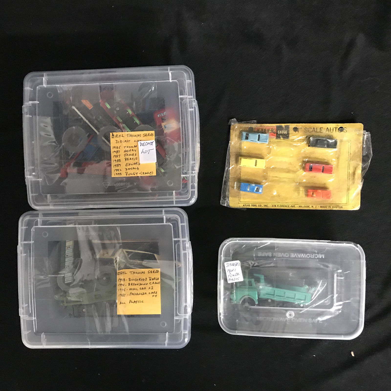 ERTL THOMAS DIE-CAST w/ PLASTIC TOY CAR LOT (1 of 3)