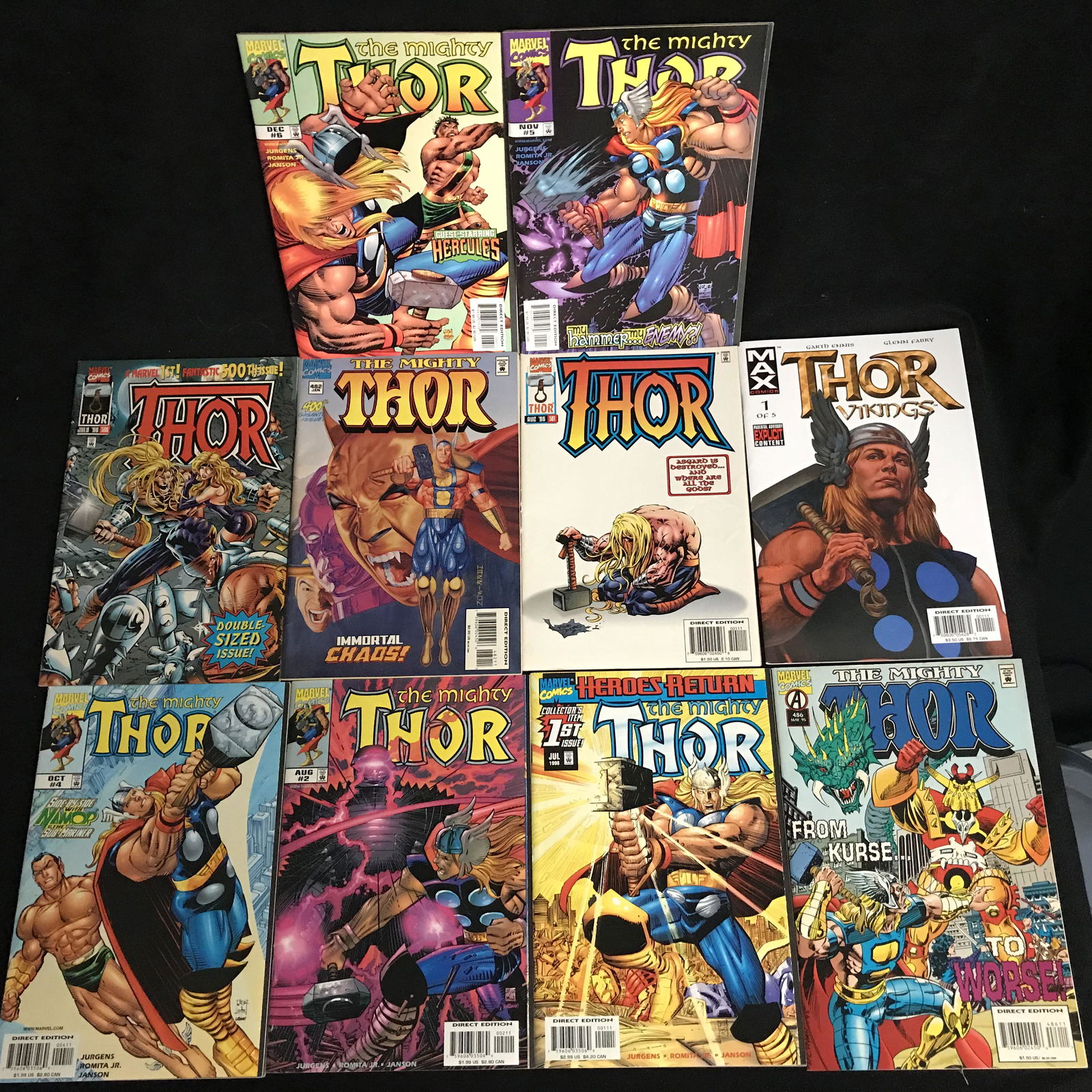 THE MIGHTY THOR COMIC BOOK LOT (MARVEL COMICS) (1 of 1)