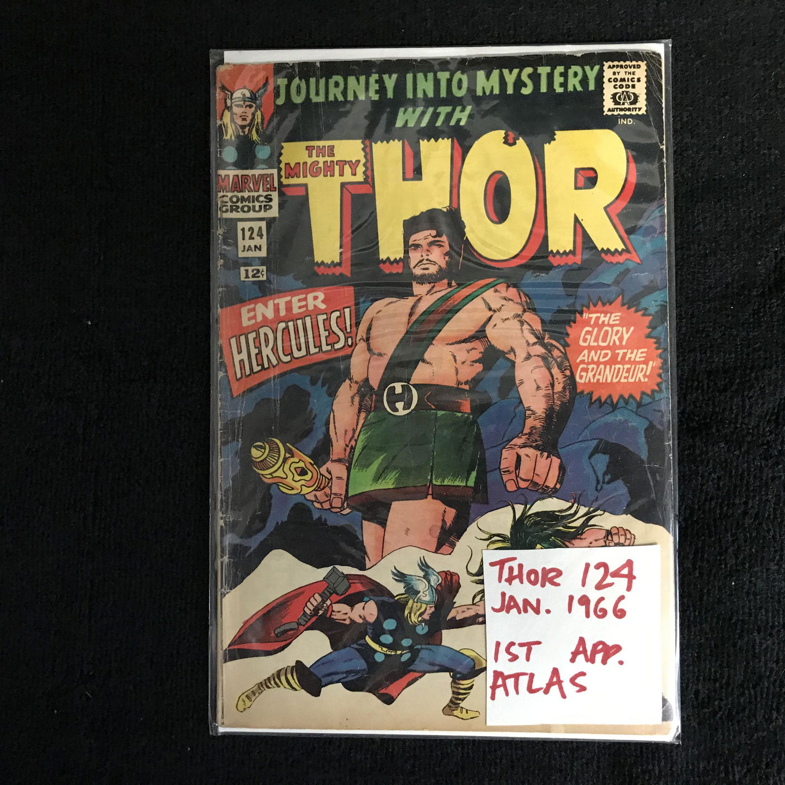 THE MIGHTY THOR #124 (MARVEL COMICS) 1966 (1 of 1)