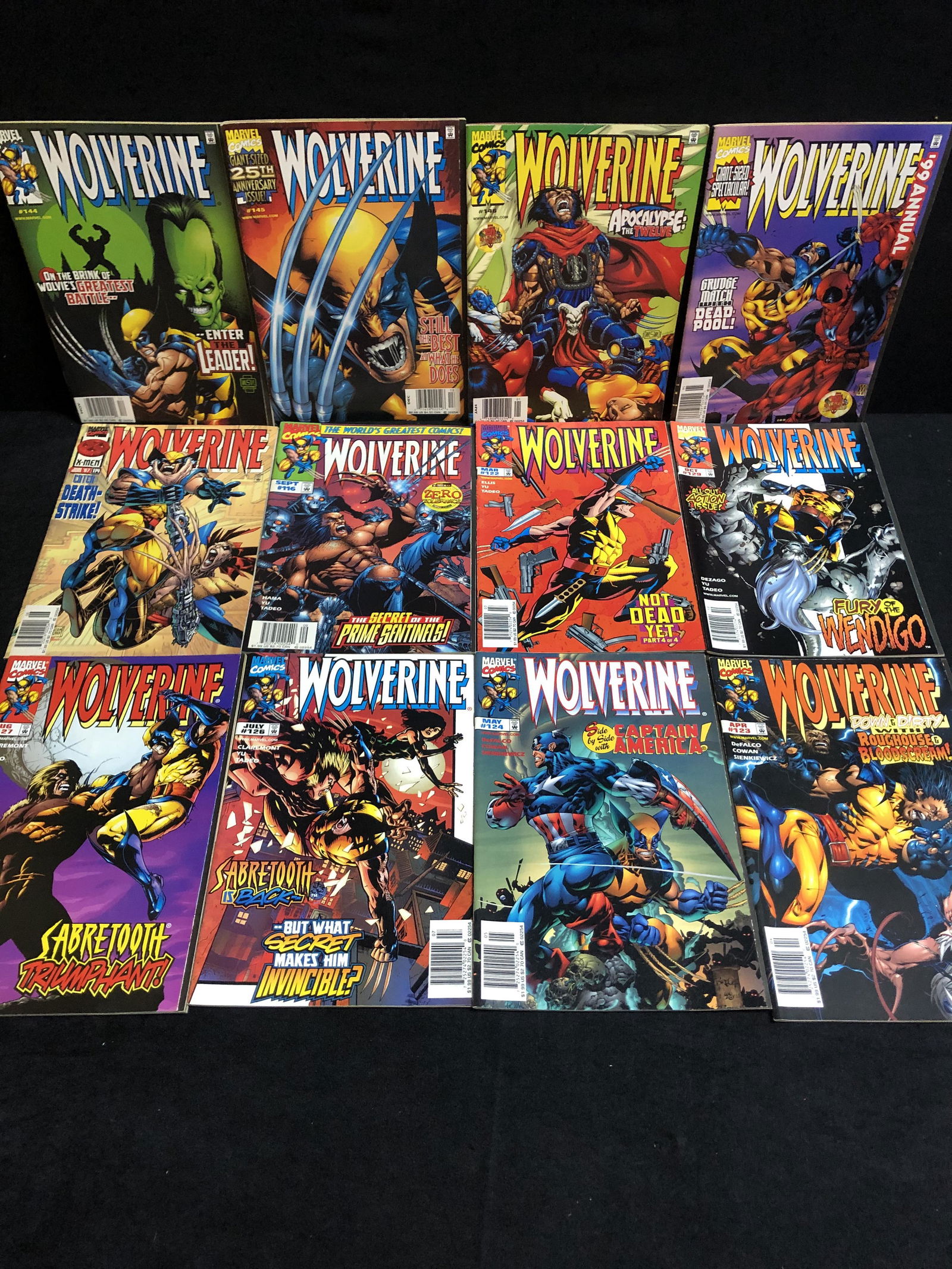 WOLVERINE COMIC BOOK LOT (MARVEL COMICS) (1 of 1)