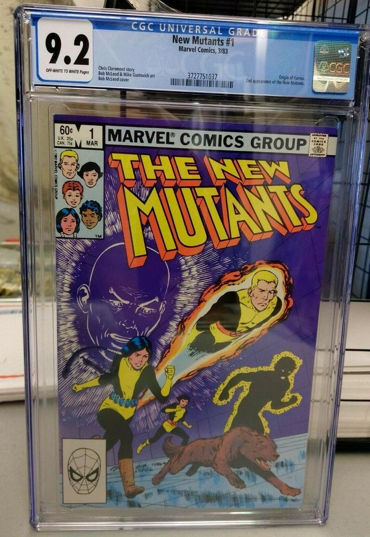 NEW MUTANTS #1 CGC GRADE 9.2 (MARVEL COMICS) 1983 (1 of 1)