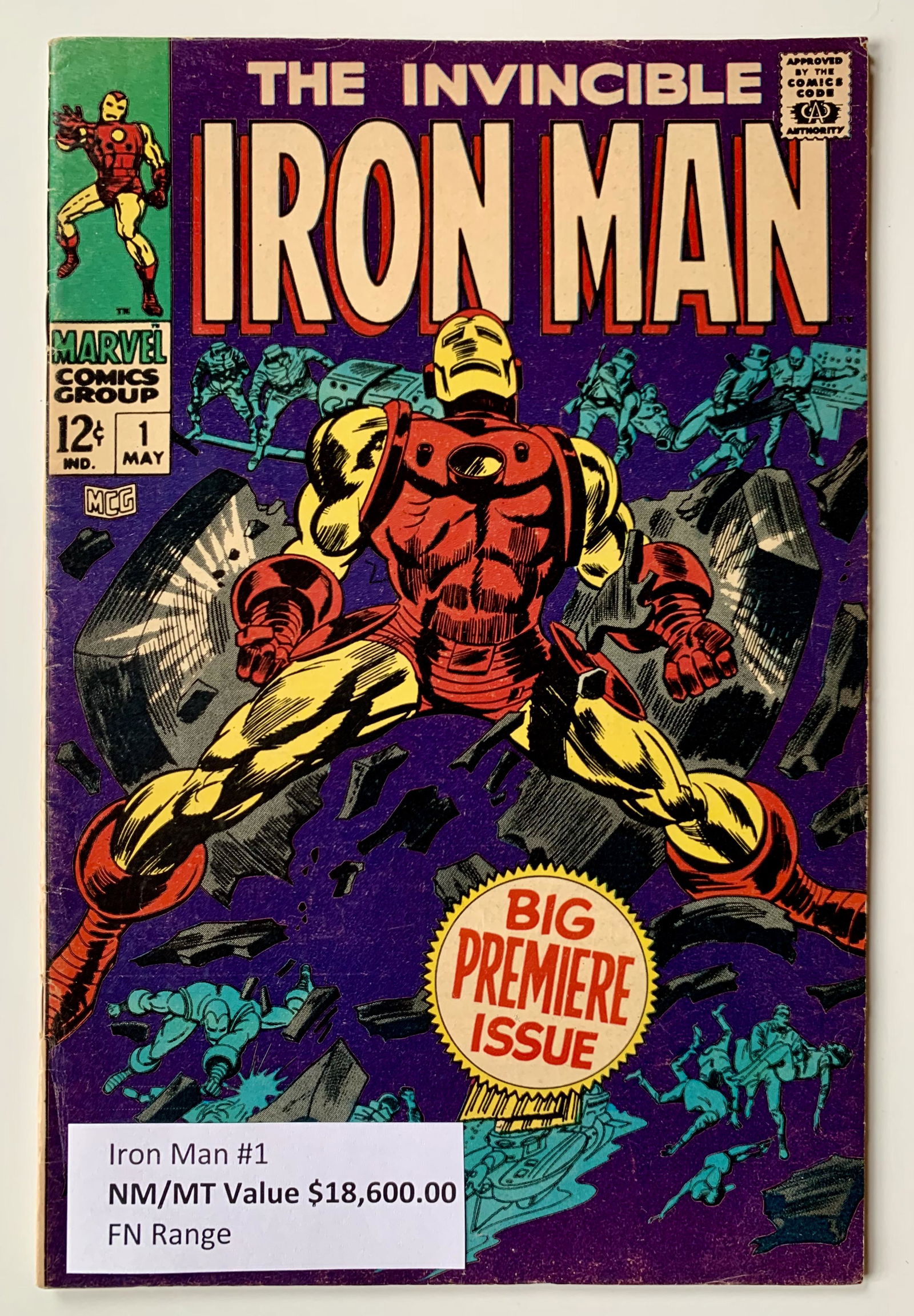 THE INVINCIBLE IRON MAN #1 (MARVEL COMICS) (1 of 1)