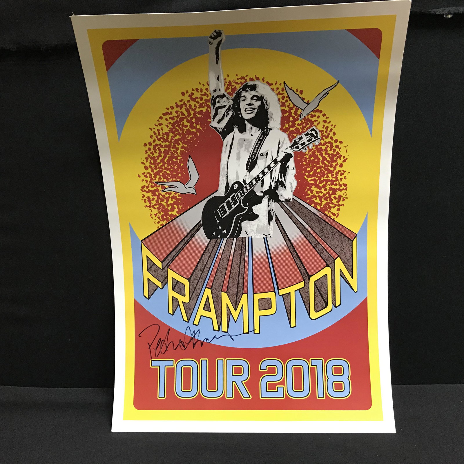 PETER FRAMPTON SIGNED TOUR 2018 POSTER (1 of 2)