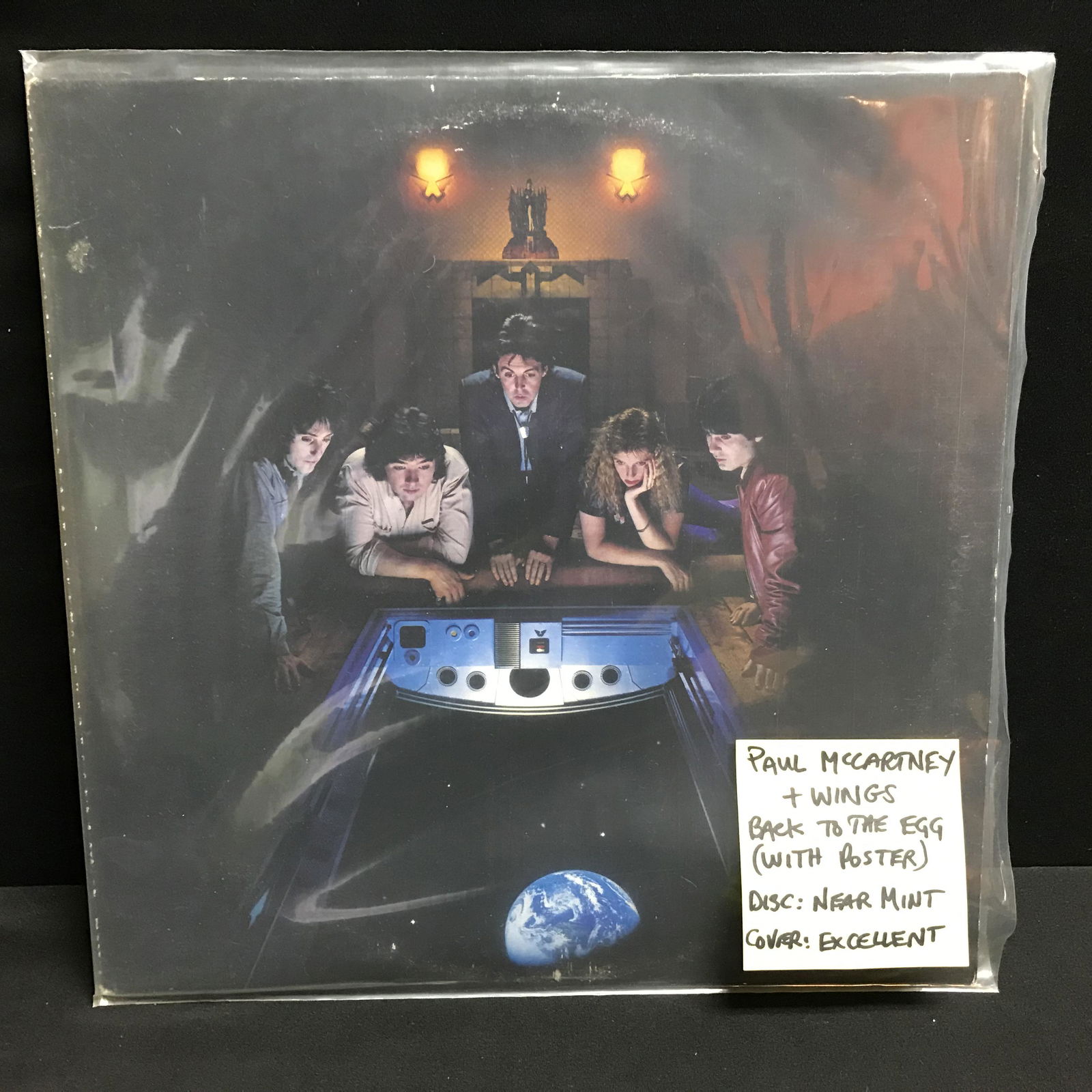 PAUL McCARTNEY & WINGS "BACK TO THE EGG  LP `w/ POSTER (1 of 1)
