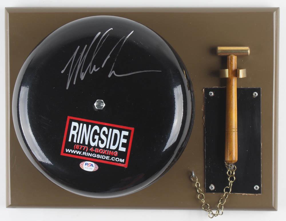 Mike Tyson Signed Authentic Ringside Boxing Bell (PSA C (1 of 2)