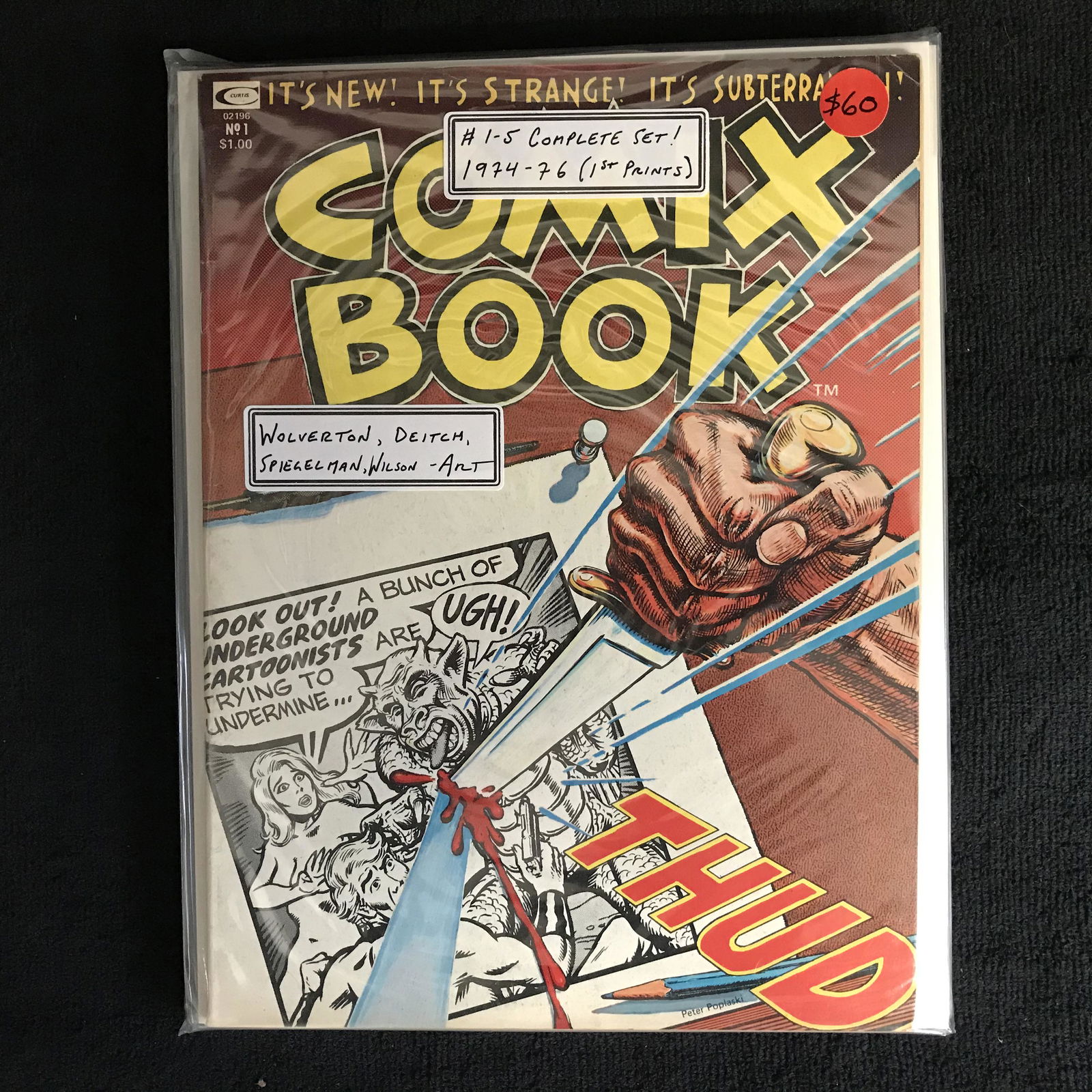 COMIX BOOK #1-5 (COMPLETE SET) 1974-76 (1st PRINTS) (1 of 1)