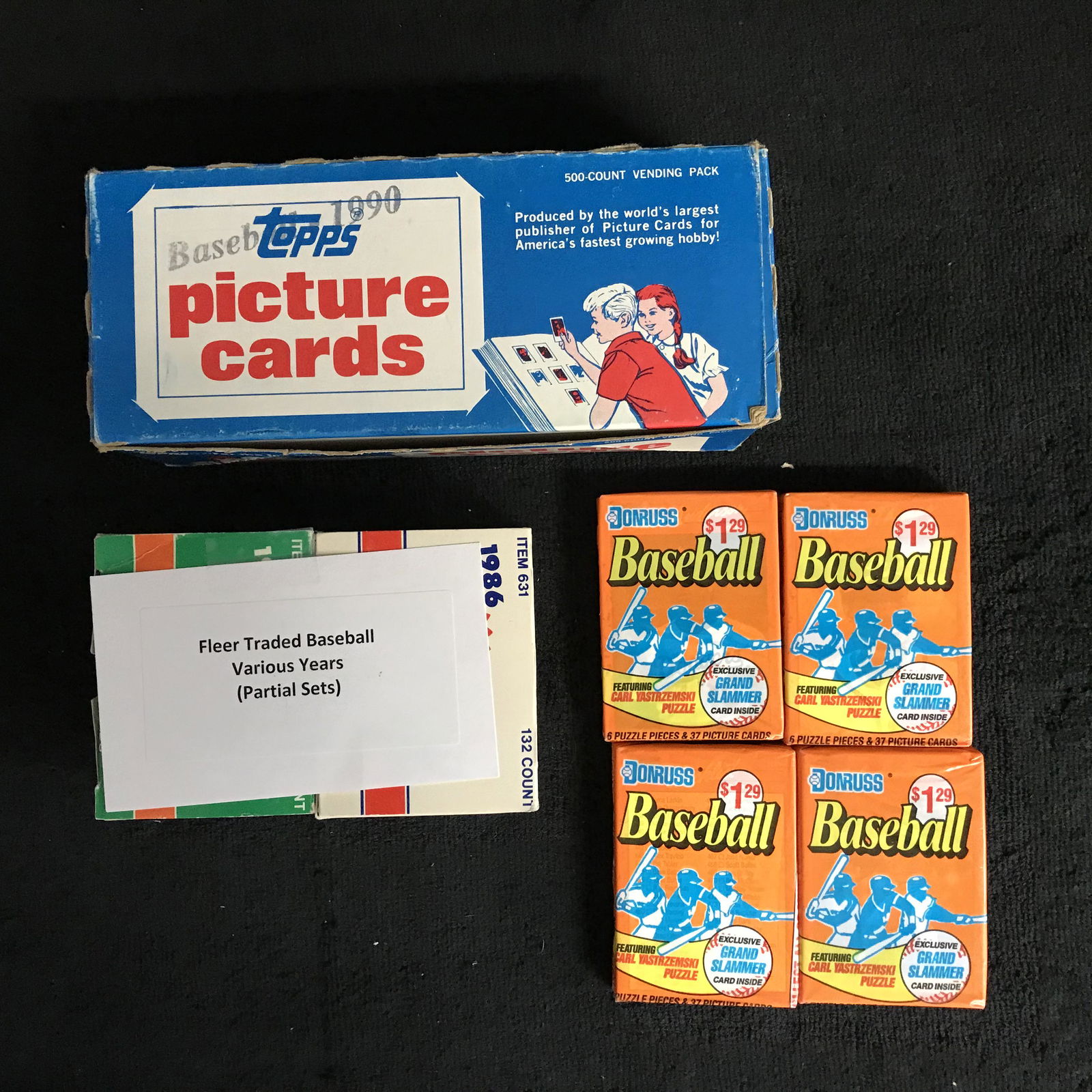 BASEBALL TRADING CARDS LOT (VARIOUS YEARS) (1 of 1)