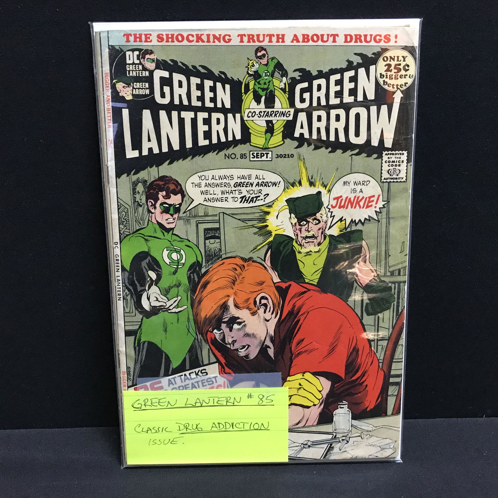 GREEN LANTERN #85 (DC COMICS) -DRUG ADDICTION ISSUE- (1 of 1)