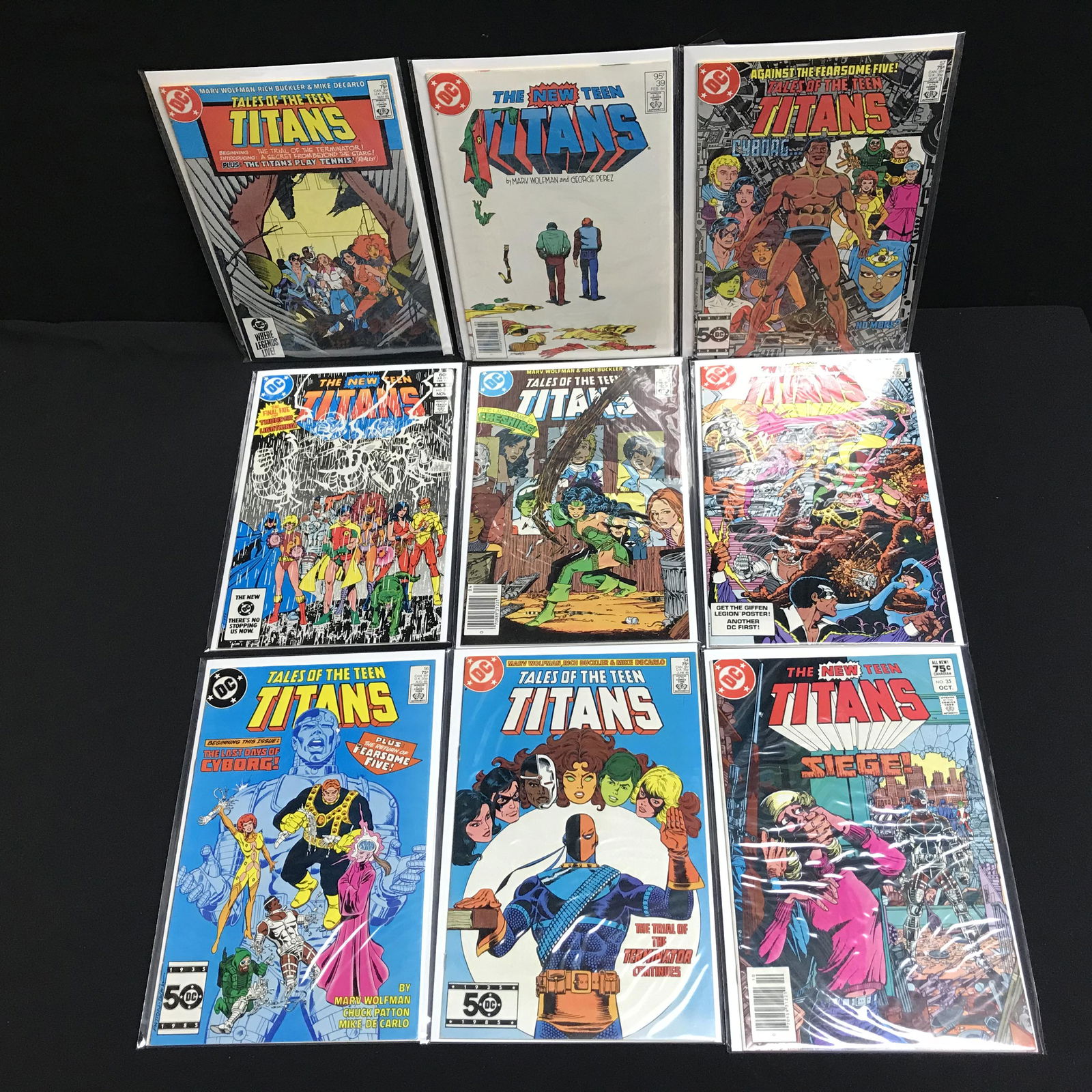 ASSORTED NEW TEEN TITANS COMIC BOOK LOT (DC COMICS) (1 of 1)